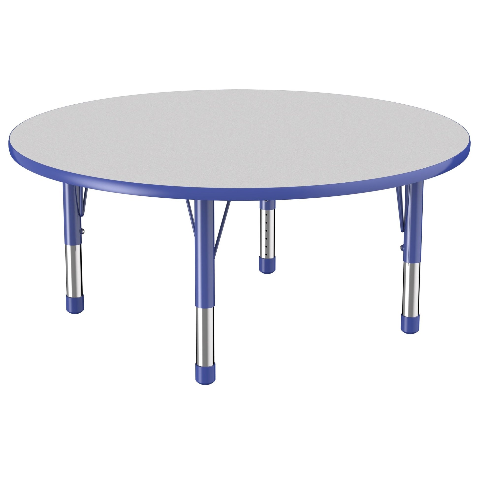 FDP 48" Round T - Molding Activity Table with Adjustable Chunky Legs (FDP - 10045 - XX) - SchoolOutlet