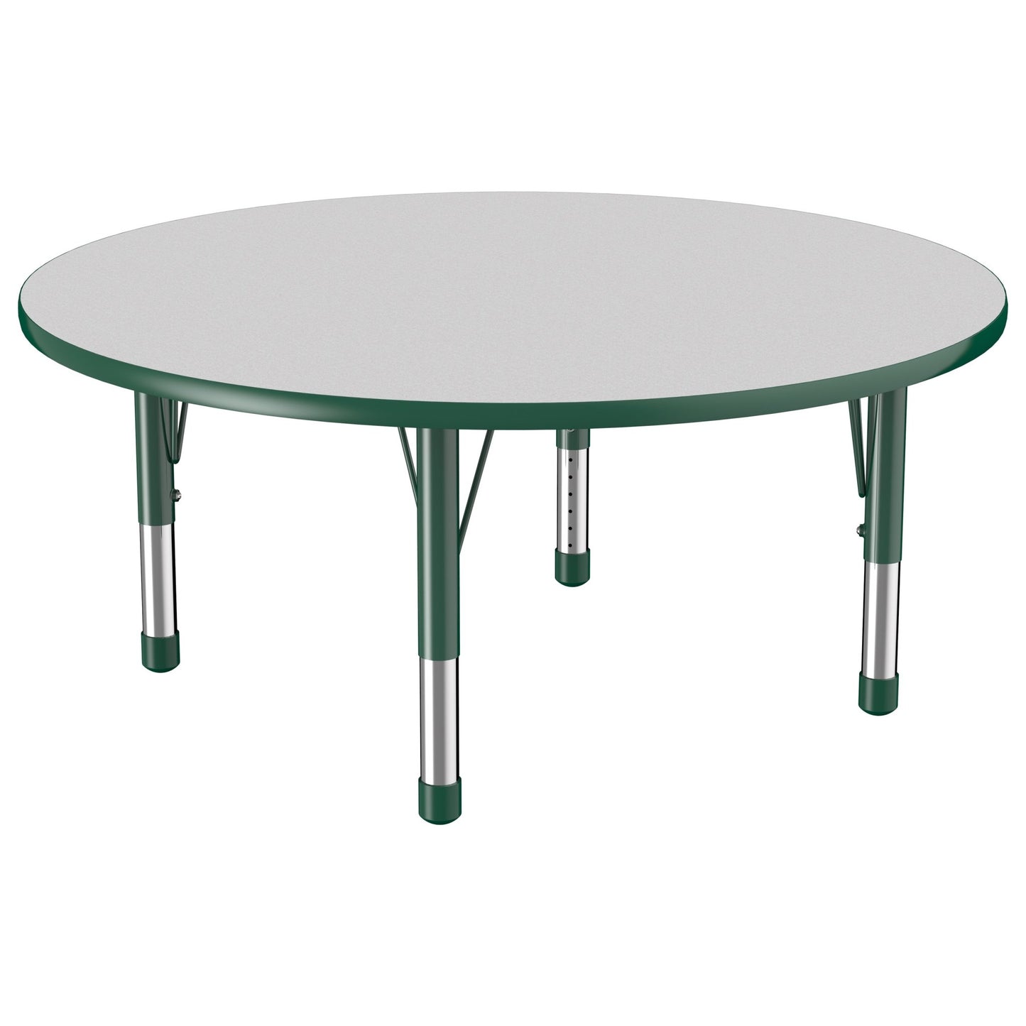 FDP 48" Round T - Molding Activity Table with Adjustable Chunky Legs (FDP - 10045 - XX) - SchoolOutlet