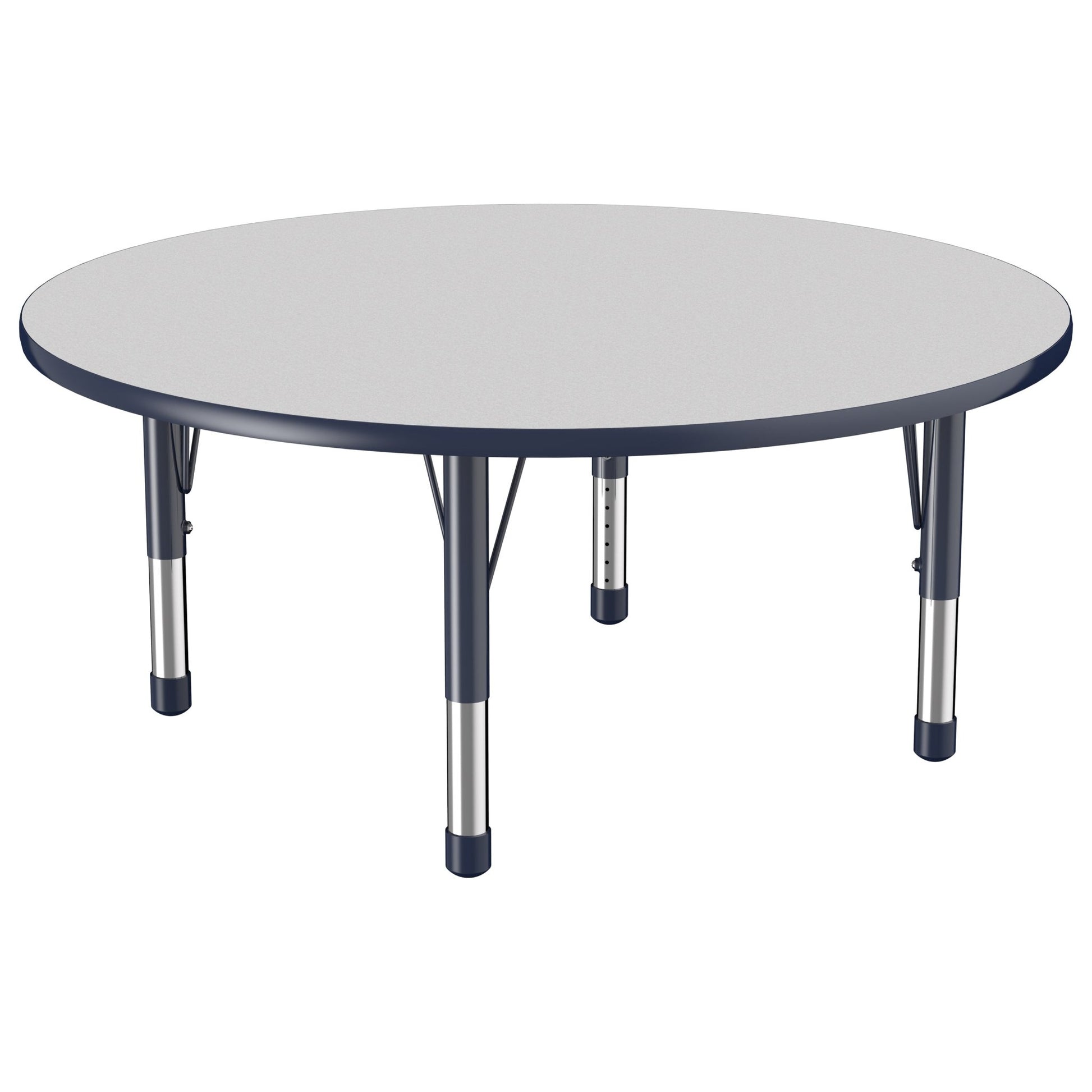 FDP 48" Round T - Molding Activity Table with Adjustable Chunky Legs (FDP - 10045 - XX) - SchoolOutlet