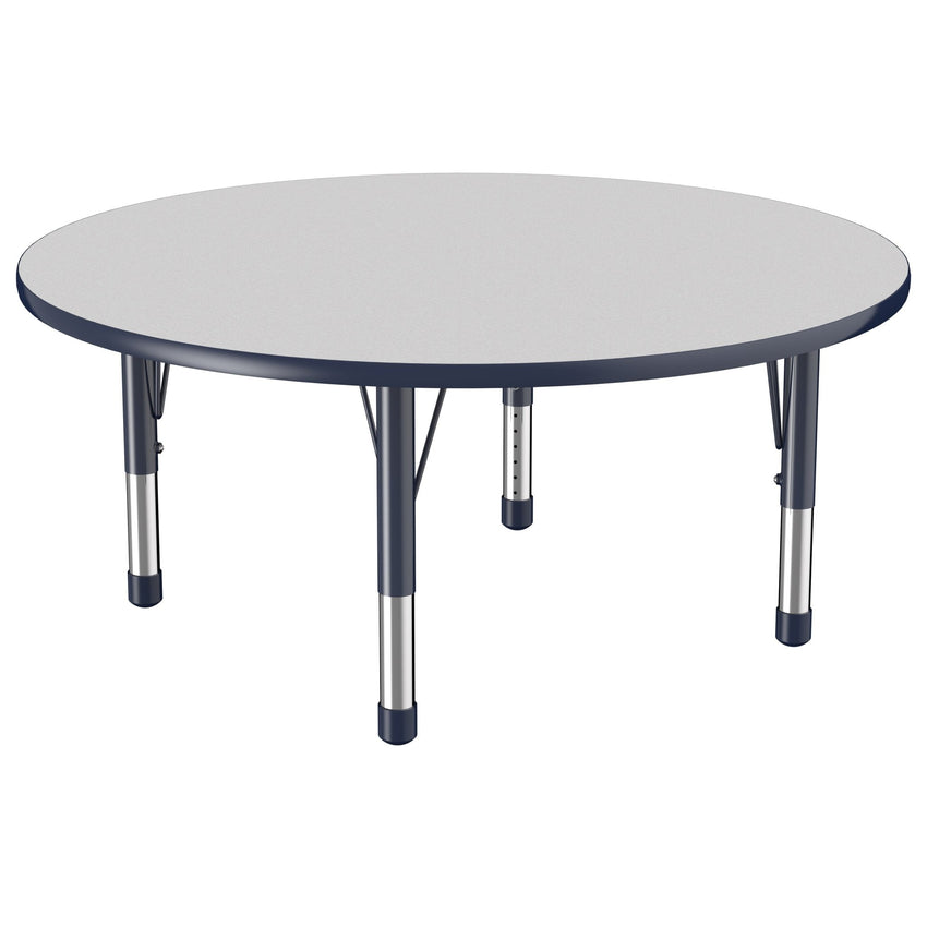 FDP 48" Round T - Molding Activity Table with Adjustable Chunky Legs (FDP - 10045 - XX) - SchoolOutlet