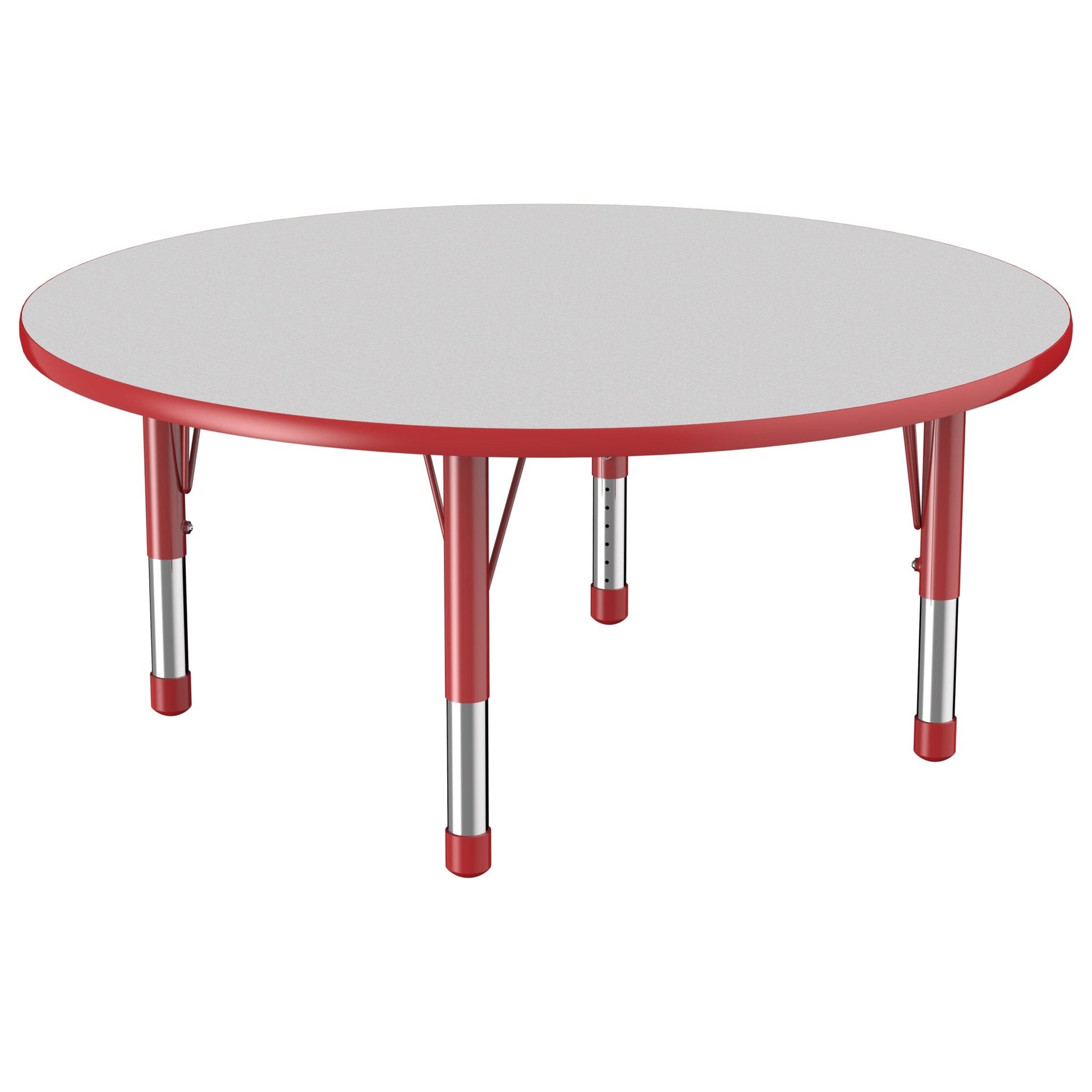 FDP 48" Round T - Molding Activity Table with Adjustable Chunky Legs (FDP - 10045 - XX) - SchoolOutlet