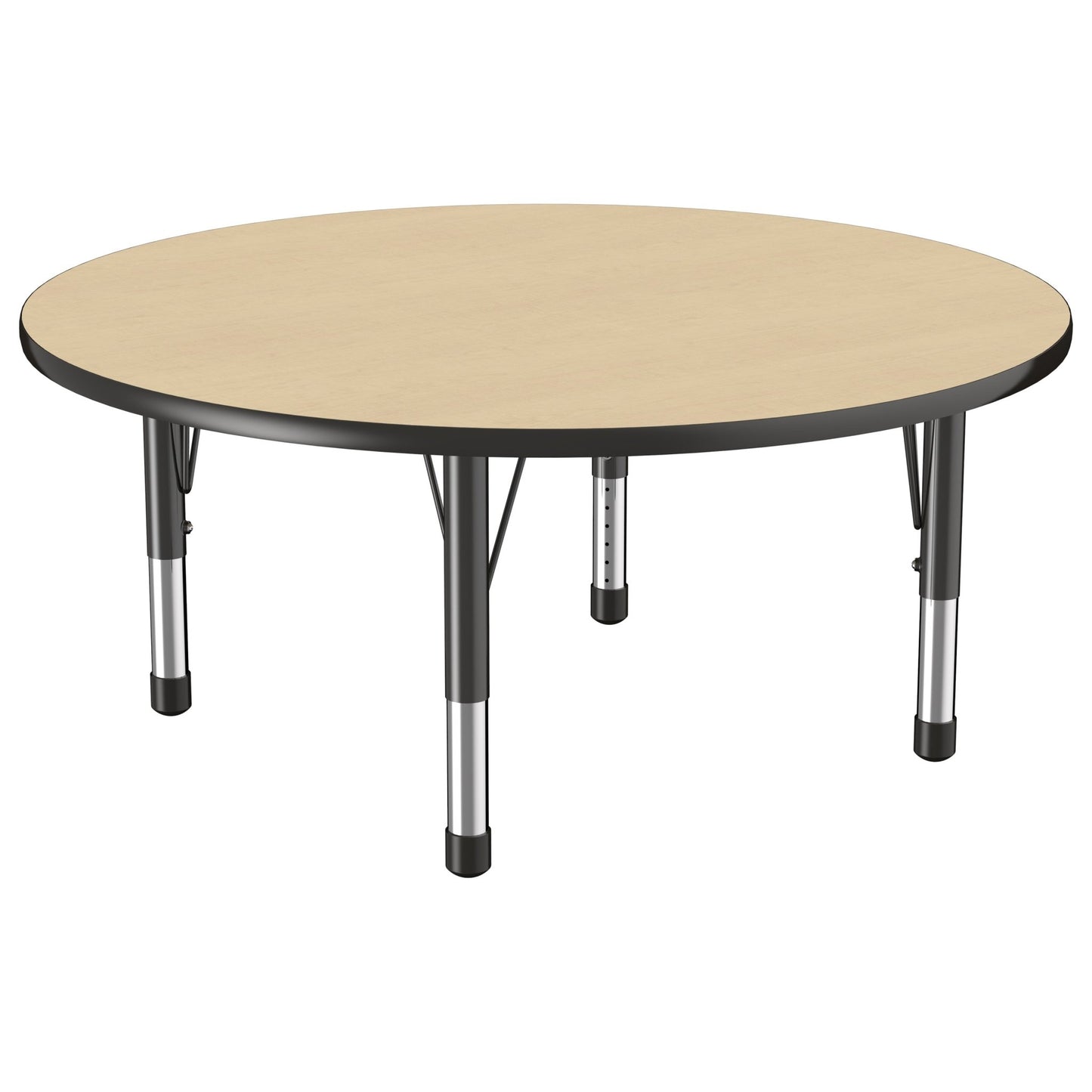 FDP 48" Round T - Molding Activity Table with Adjustable Chunky Legs (FDP - 10045 - XX) - SchoolOutlet