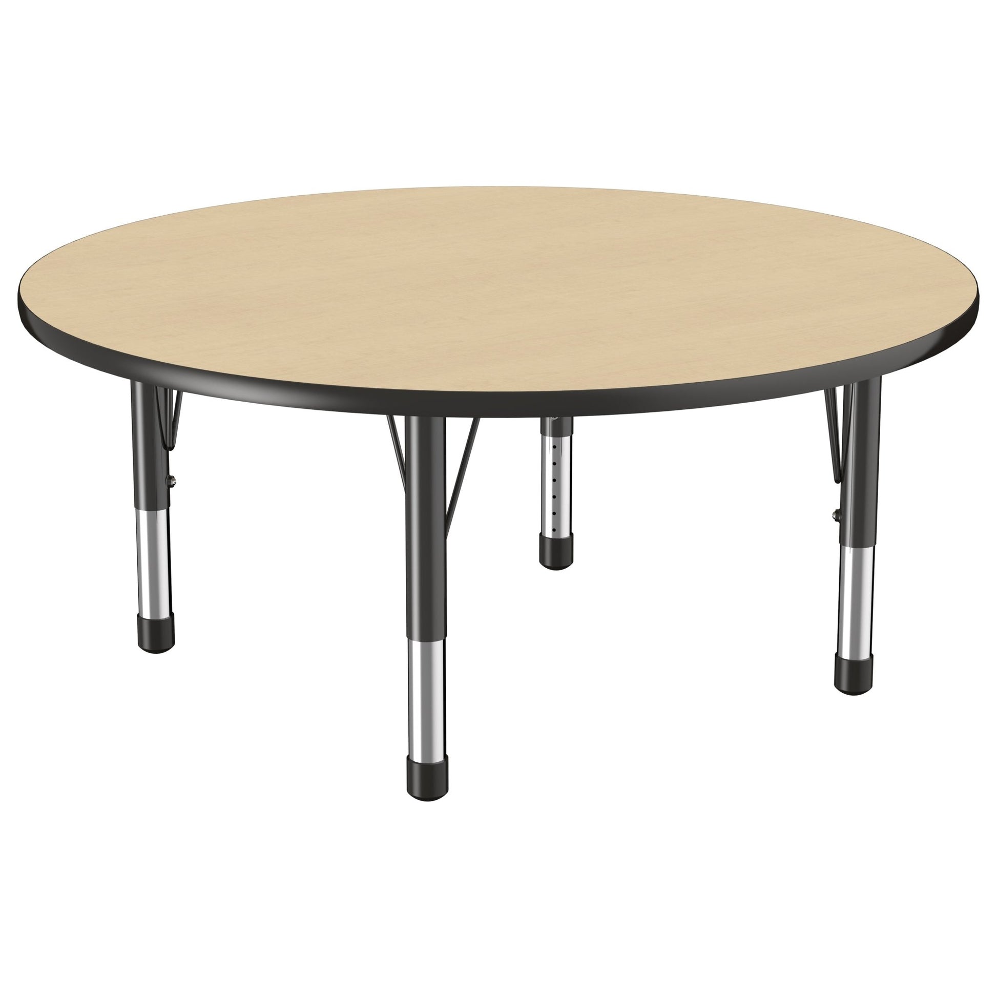 FDP 48" Round T - Molding Activity Table with Adjustable Chunky Legs (FDP - 10045 - XX) - SchoolOutlet