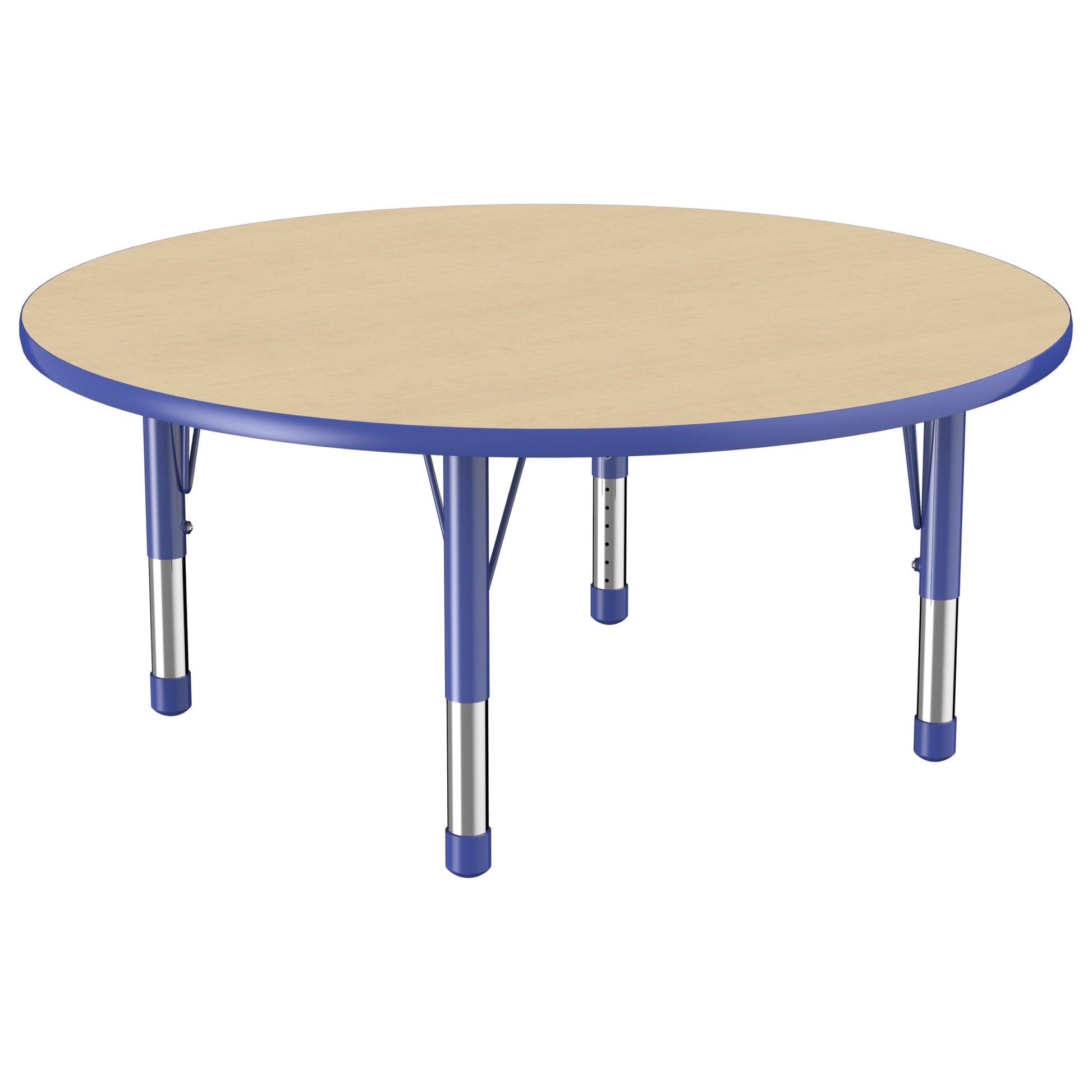 FDP 48" Round T - Molding Activity Table with Adjustable Chunky Legs (FDP - 10045 - XX) - SchoolOutlet