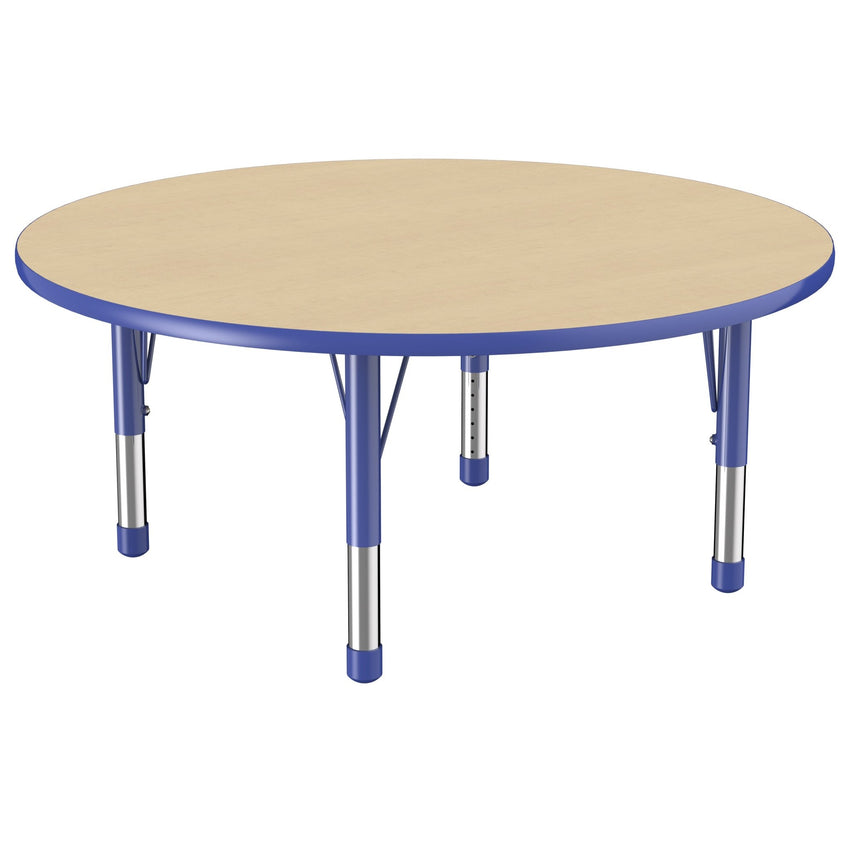 FDP 48" Round T - Molding Activity Table with Adjustable Chunky Legs (FDP - 10045 - XX) - SchoolOutlet