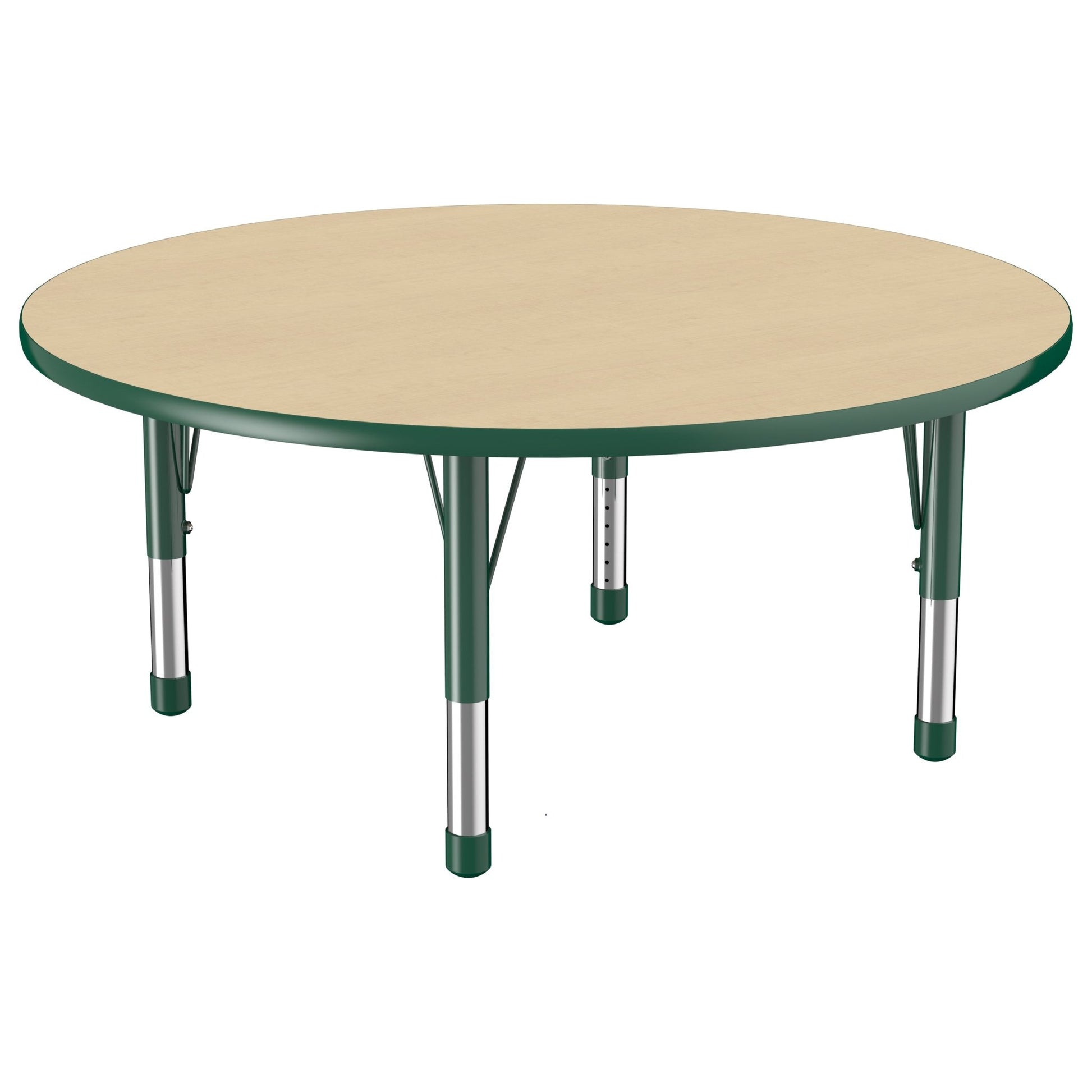 FDP 48" Round T - Molding Activity Table with Adjustable Chunky Legs (FDP - 10045 - XX) - SchoolOutlet