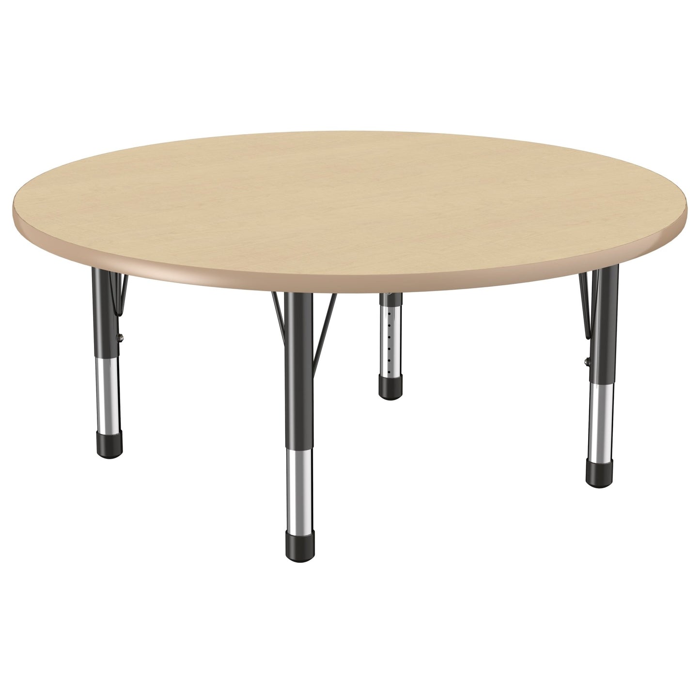 FDP 48" Round T - Molding Activity Table with Adjustable Chunky Legs (FDP - 10045 - XX) - SchoolOutlet