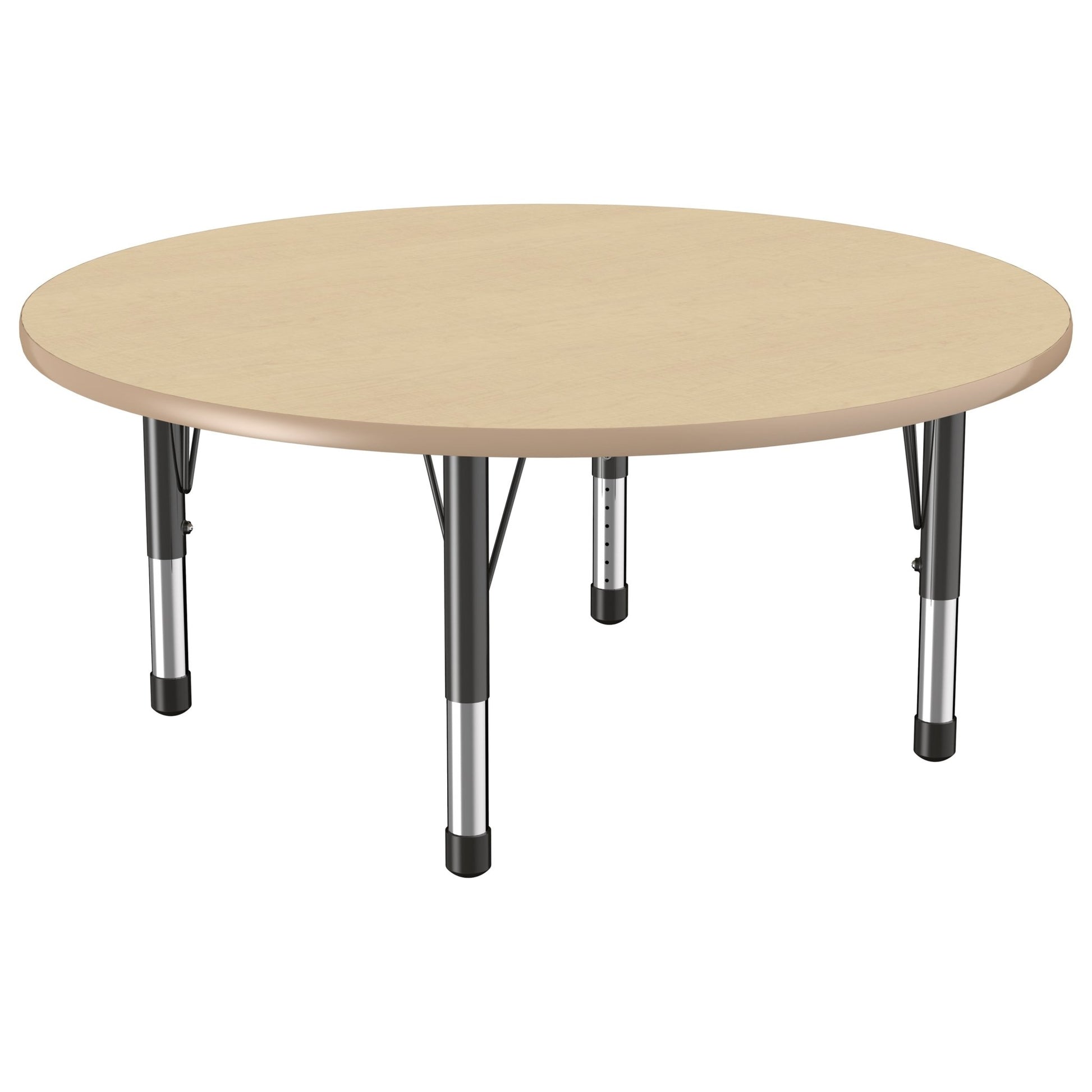 FDP 48" Round T - Molding Activity Table with Adjustable Chunky Legs (FDP - 10045 - XX) - SchoolOutlet