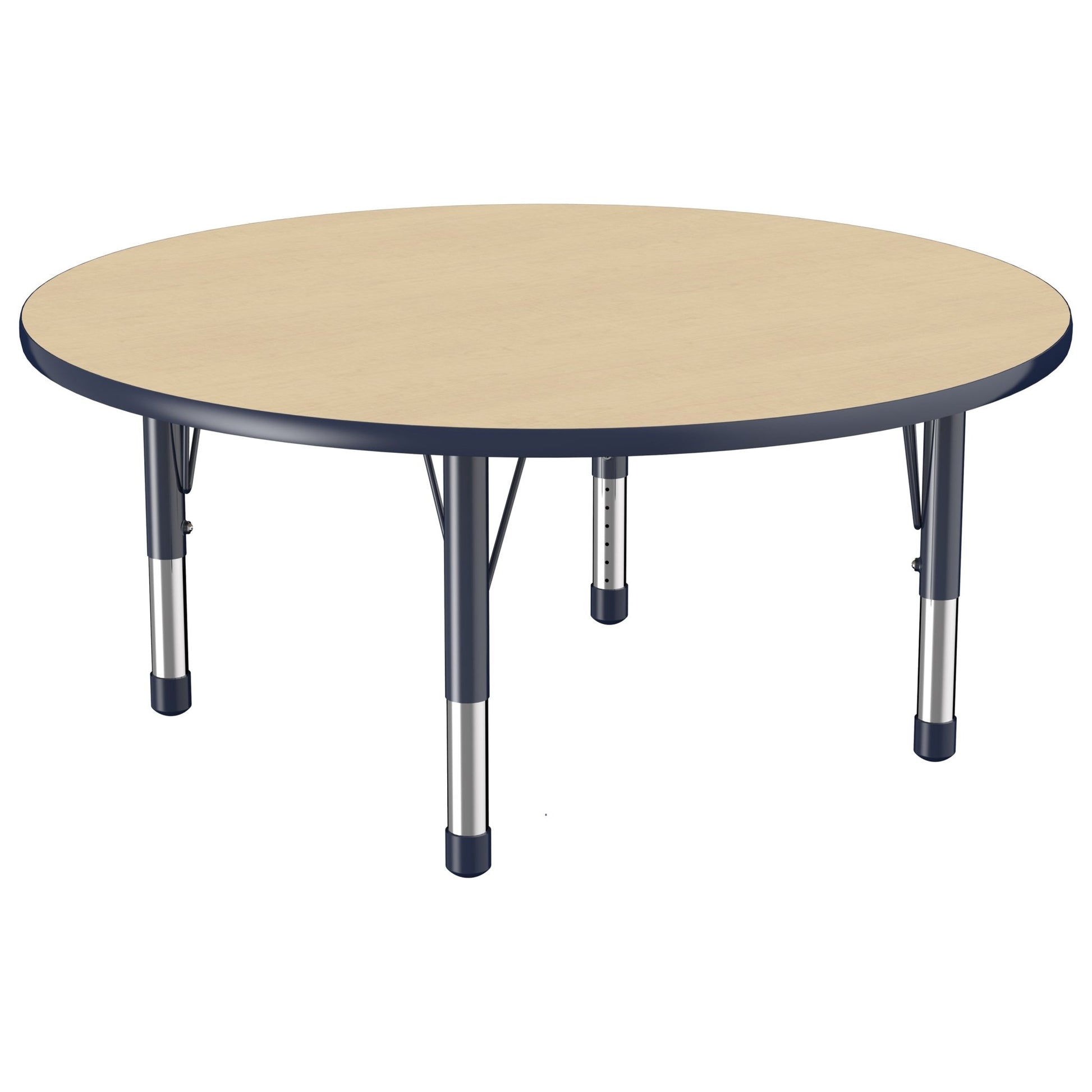 FDP 48" Round T - Molding Activity Table with Adjustable Chunky Legs (FDP - 10045 - XX) - SchoolOutlet