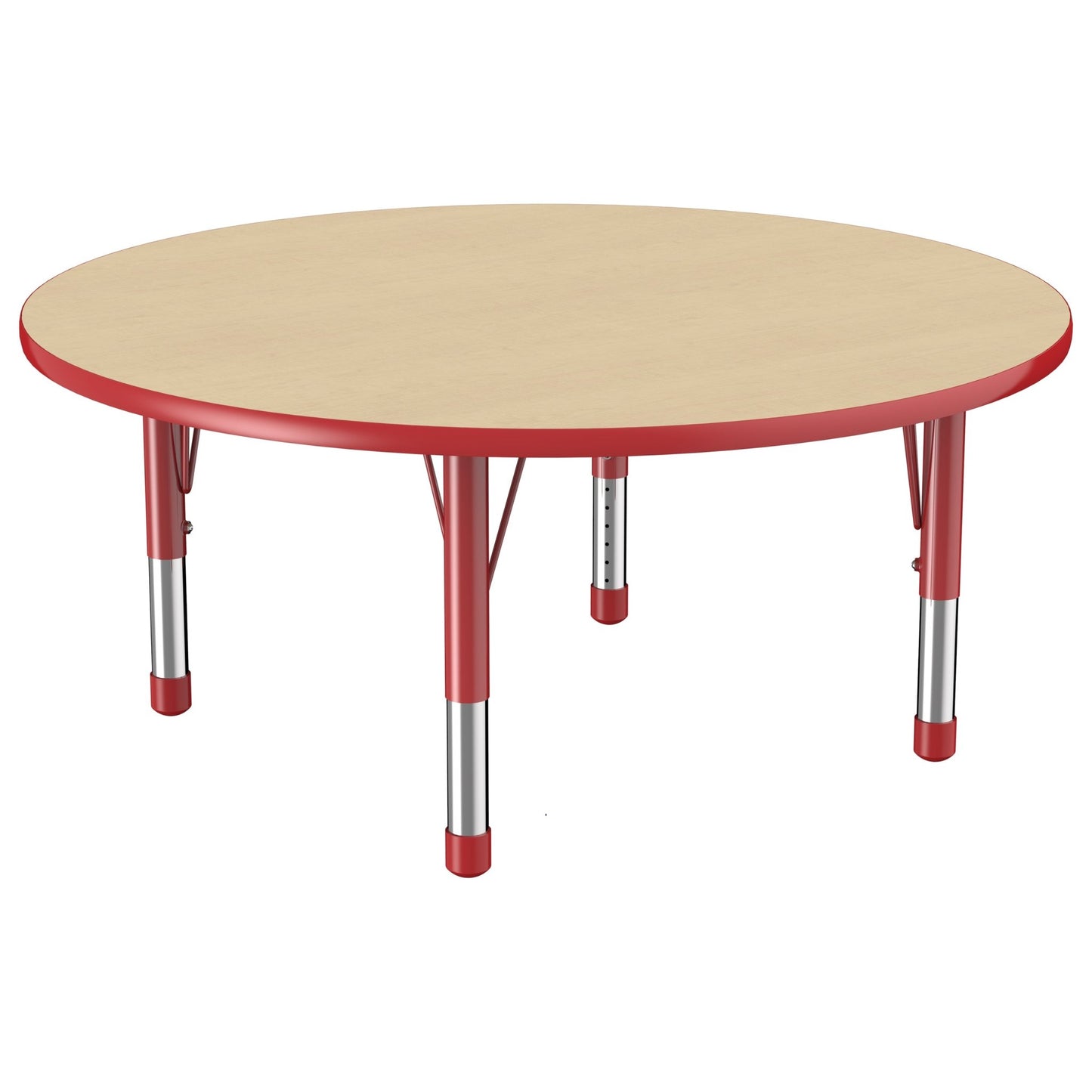 FDP 48" Round T - Molding Activity Table with Adjustable Chunky Legs (FDP - 10045 - XX) - SchoolOutlet
