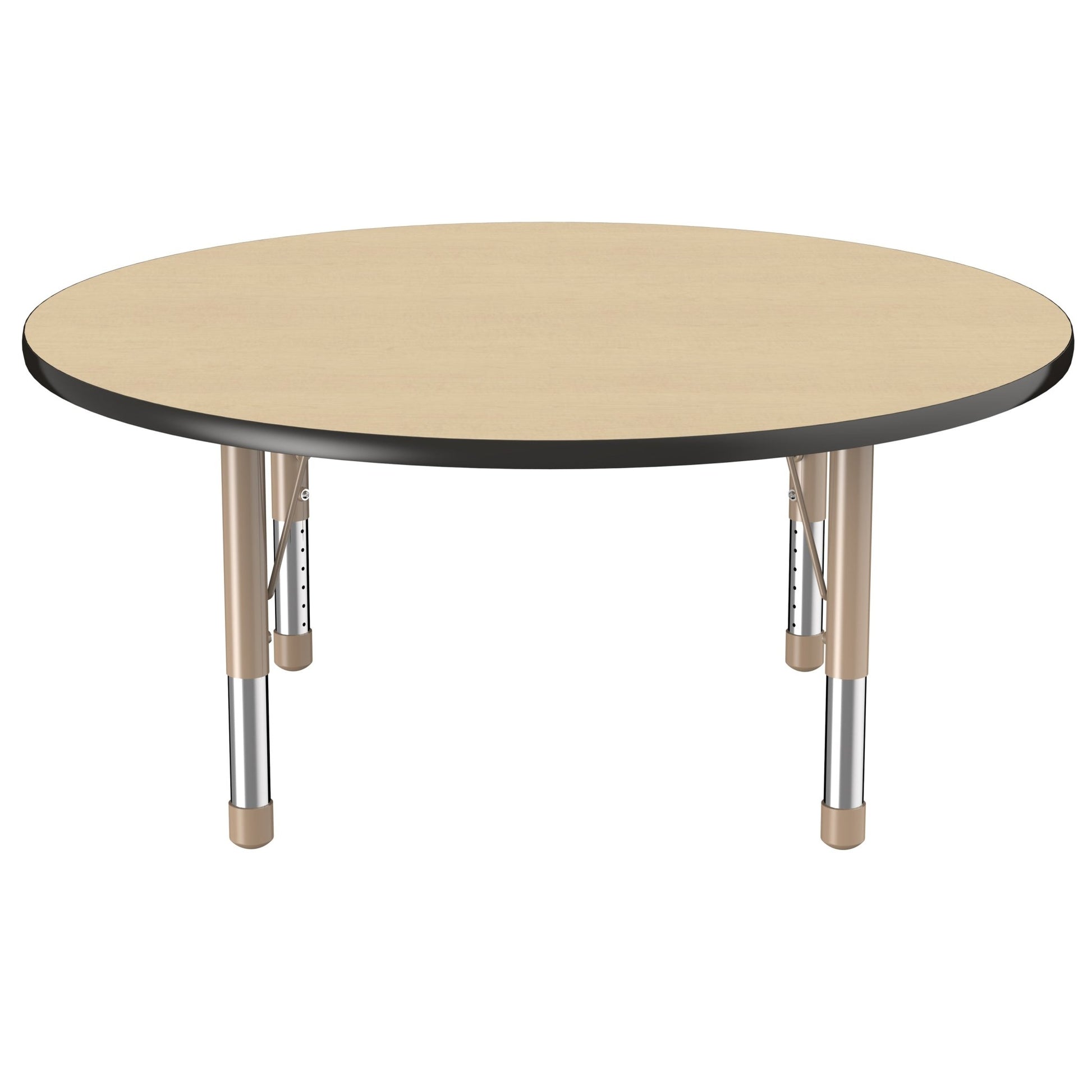 FDP 48" Round T - Molding Activity Table with Adjustable Chunky Legs (FDP - 10045 - XX) - SchoolOutlet