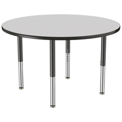 FDP 48" Round T-Molding Activity Table with Adjustable Super Legs (FDP-10046-XX)