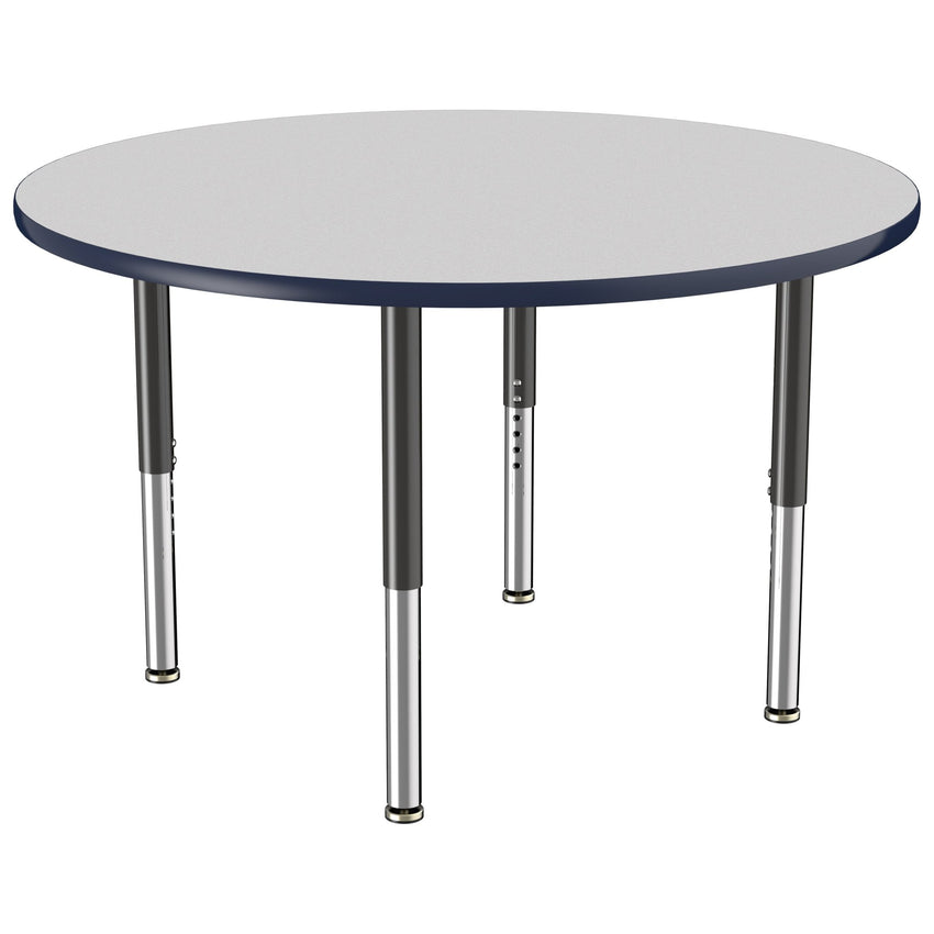 FDP 48" Round T - Molding Activity Table with Adjustable Super Legs (FDP - 10046 - XX) - SchoolOutlet