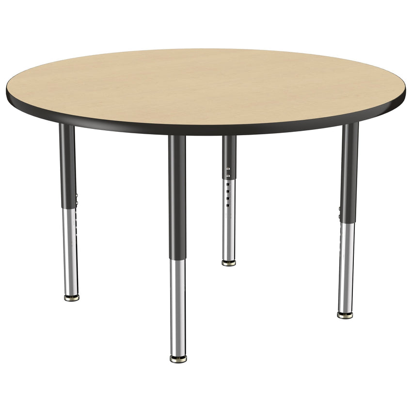 FDP 48" Round T - Molding Activity Table with Adjustable Super Legs (FDP - 10046 - XX) - SchoolOutlet