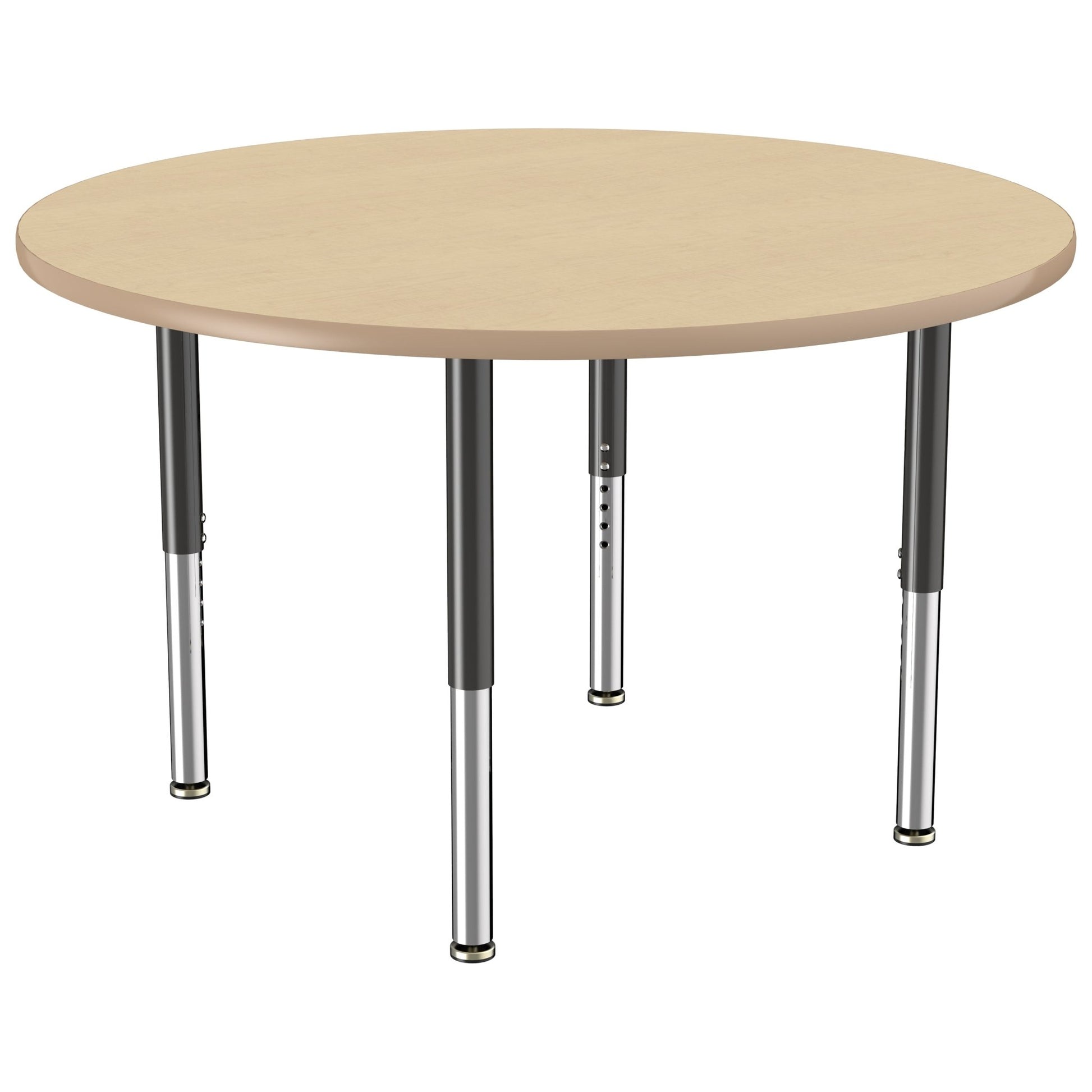 FDP 48" Round T - Molding Activity Table with Adjustable Super Legs (FDP - 10046 - XX) - SchoolOutlet