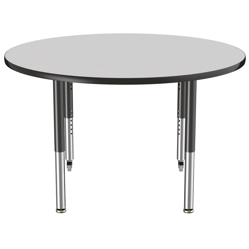 FDP 48" Round T - Molding Activity Table with Adjustable Super Legs (FDP - 10046 - XX) - SchoolOutlet