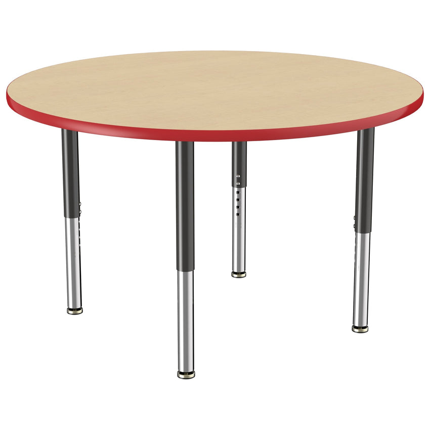 FDP 48" Round T - Molding Activity Table with Adjustable Super Legs (FDP - 10046 - XX) - SchoolOutlet