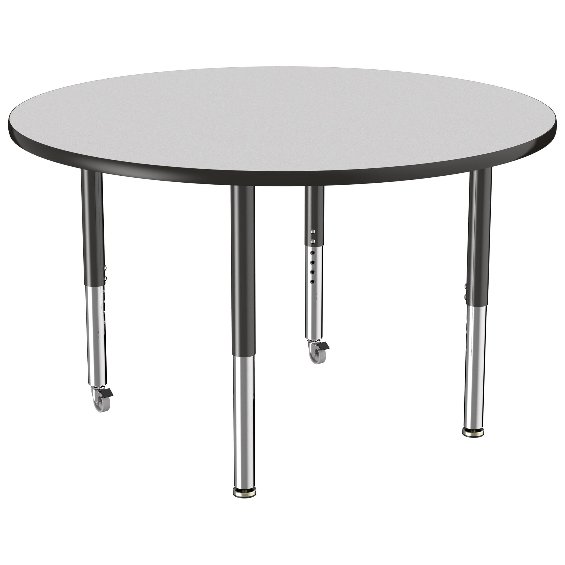 FDP 48" Round T - Molding Activity Table with Adjustable Super Legs (FDP - 10046 - XX) - SchoolOutlet