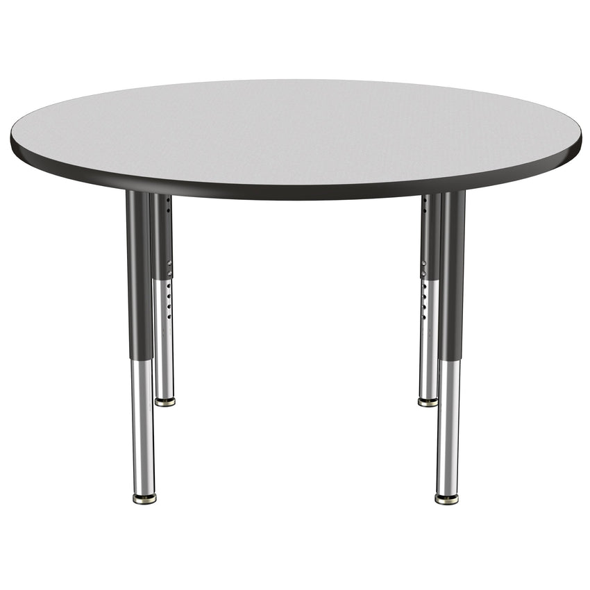 FDP 48" Round T - Molding Activity Table with Adjustable Super Legs (FDP - 10046 - XX) - SchoolOutlet