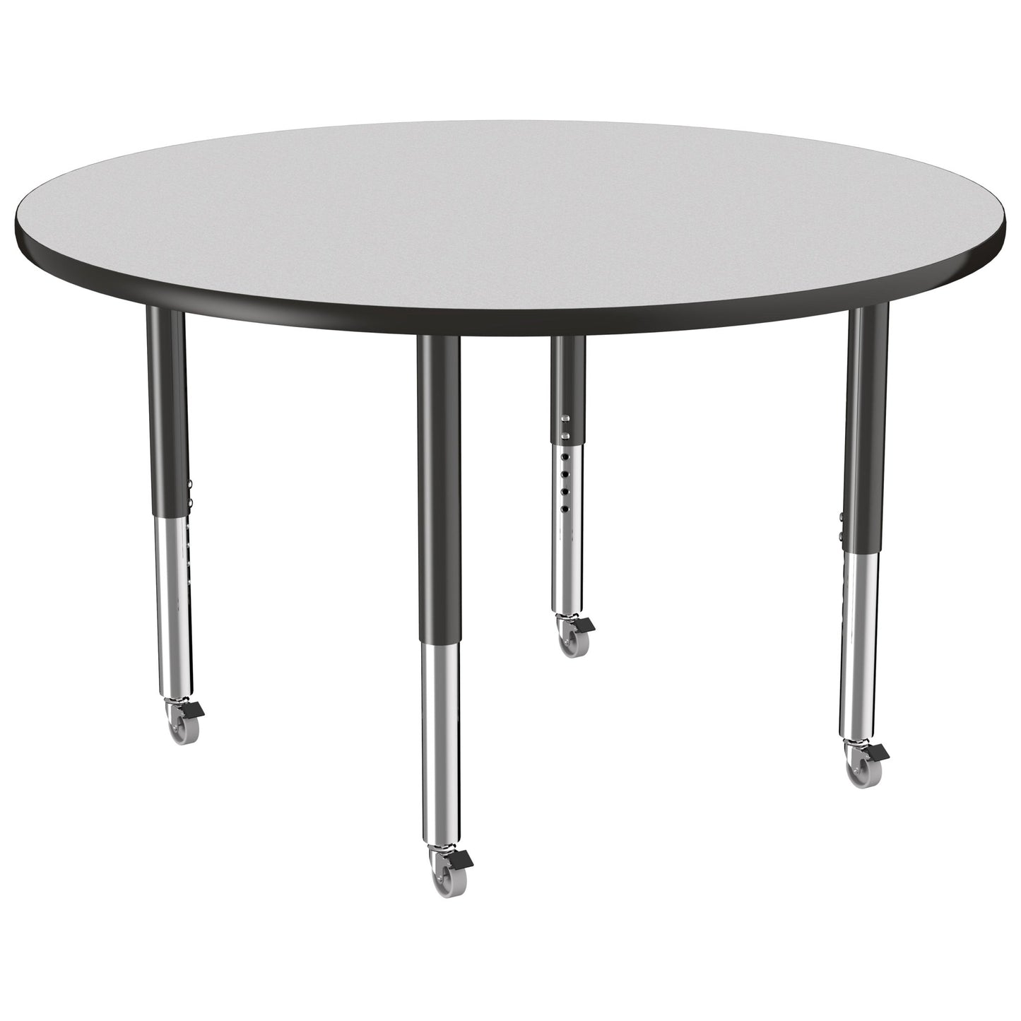 FDP 48" Round T - Molding Activity Table with Adjustable Super Legs (FDP - 10046 - XX) - SchoolOutlet