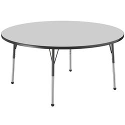 FDP 60" Round T-Molding Activity Table with Adjustable Standard Ball Glide Legs (FDP-10048-XX)