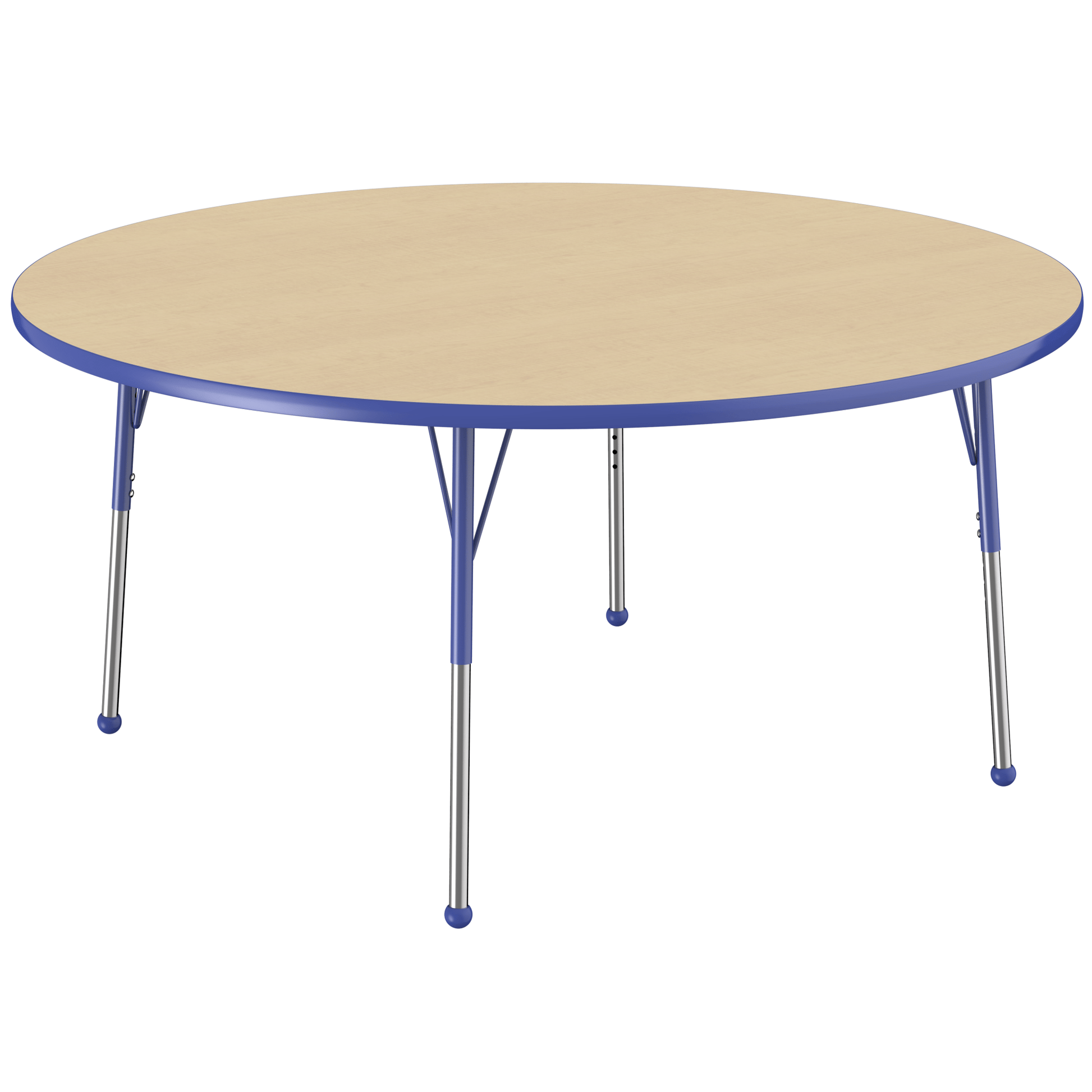 FDP 60" Round T - Molding Activity Table with Adjustable Standard Ball Glide Legs (FDP - 10048 - XX) - SchoolOutlet