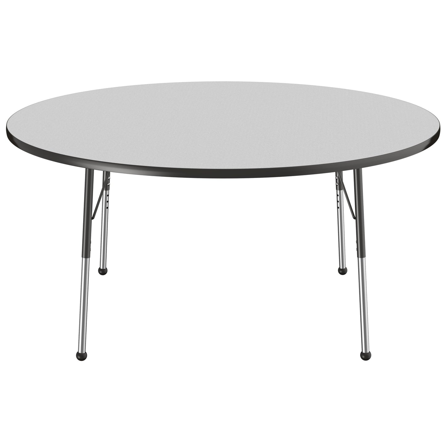 FDP 60" Round T - Molding Activity Table with Adjustable Standard Ball Glide Legs (FDP - 10048 - XX) - SchoolOutlet