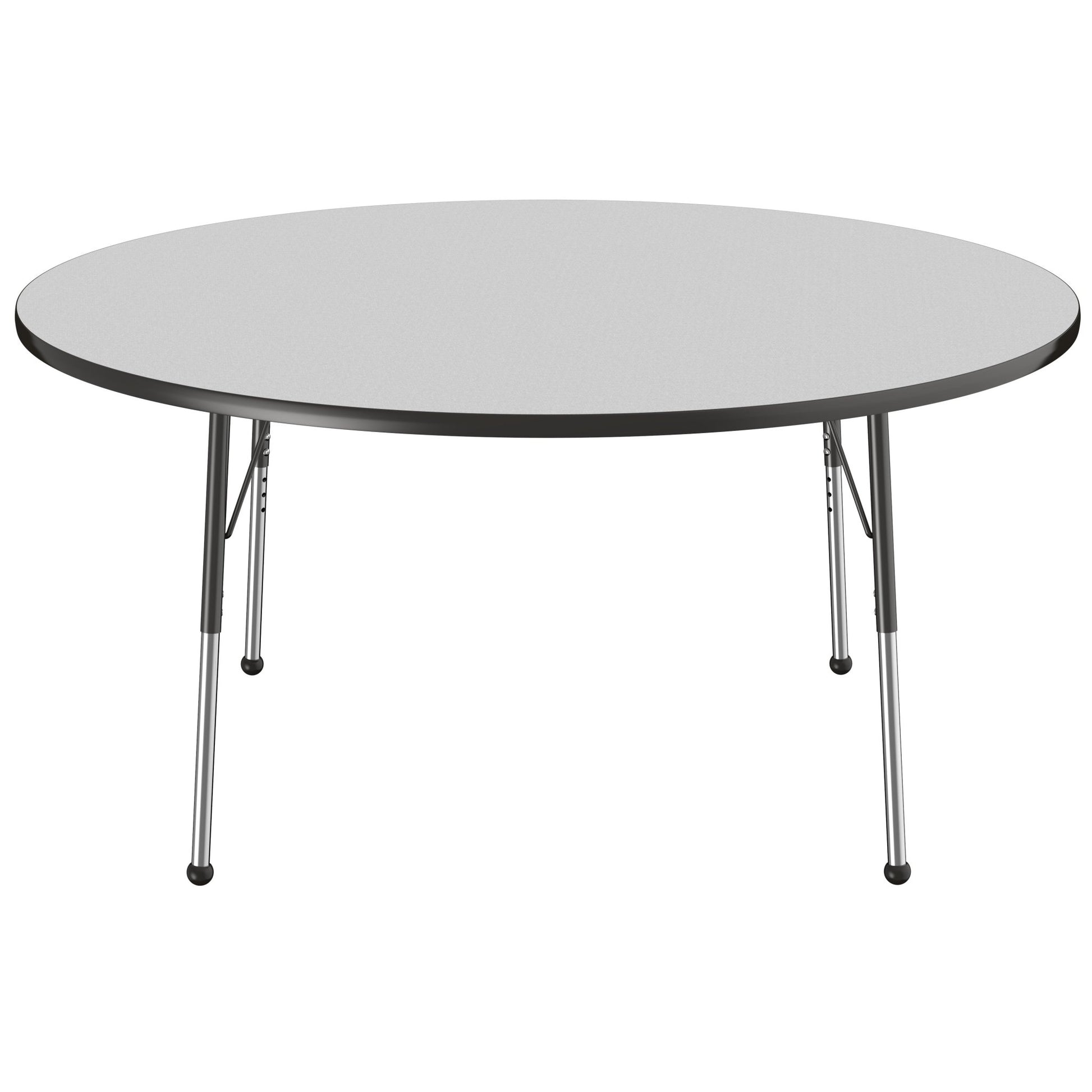 FDP 60" Round T - Molding Activity Table with Adjustable Standard Ball Glide Legs (FDP - 10048 - XX) - SchoolOutlet