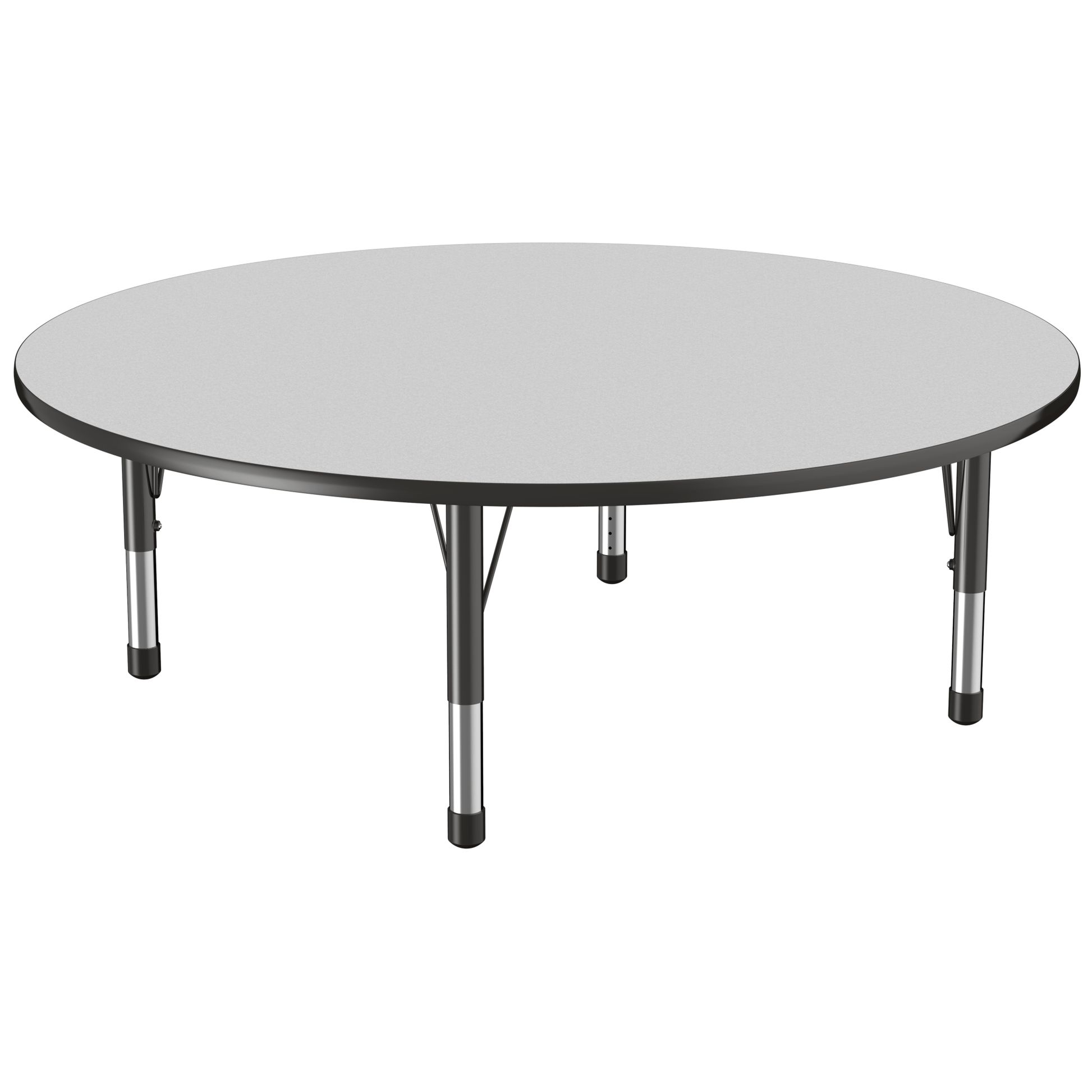 FDP 60" Round T - Molding Activity Table with Adjustable Chunky Legs (FDP - 10049 - XX) - SchoolOutlet
