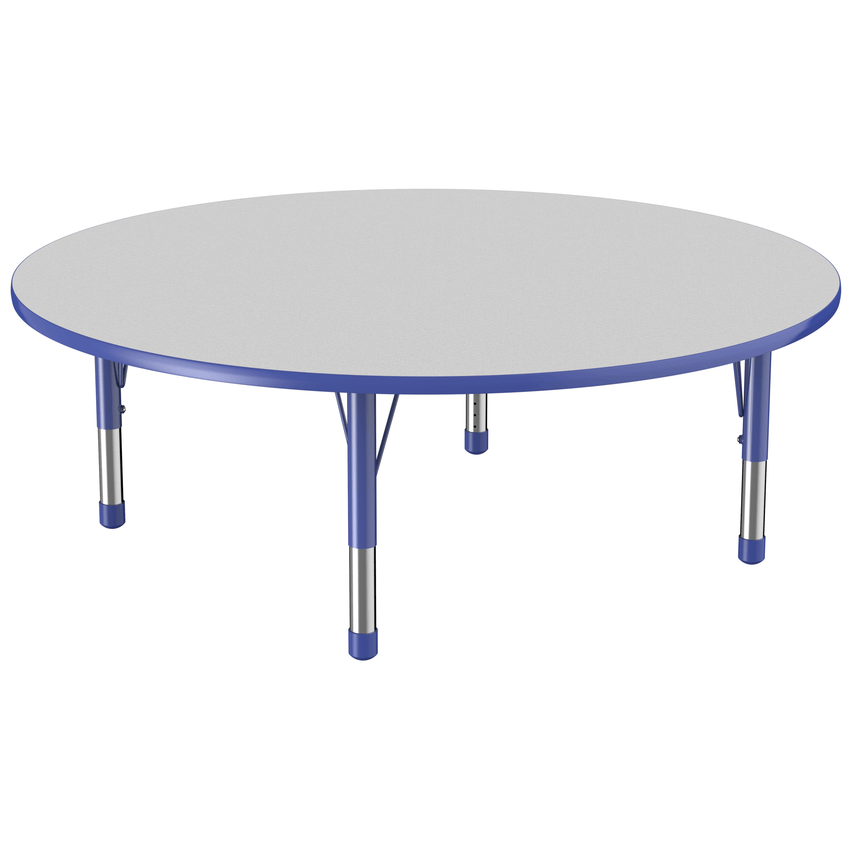 FDP 60" Round T - Molding Activity Table with Adjustable Chunky Legs (FDP - 10049 - XX) - SchoolOutlet