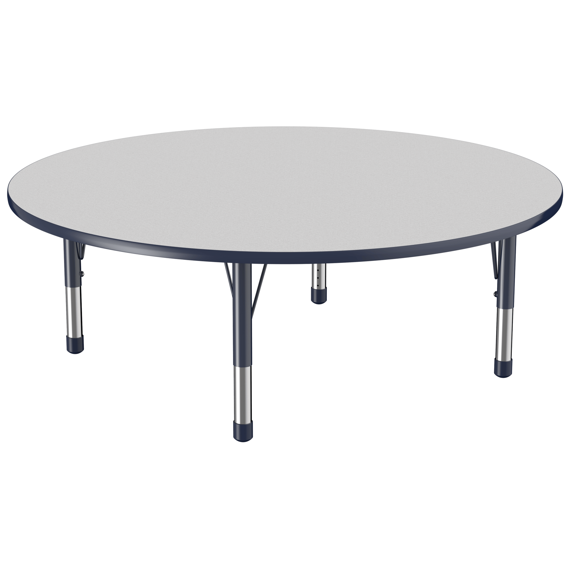 FDP 60" Round T - Molding Activity Table with Adjustable Chunky Legs (FDP - 10049 - XX) - SchoolOutlet