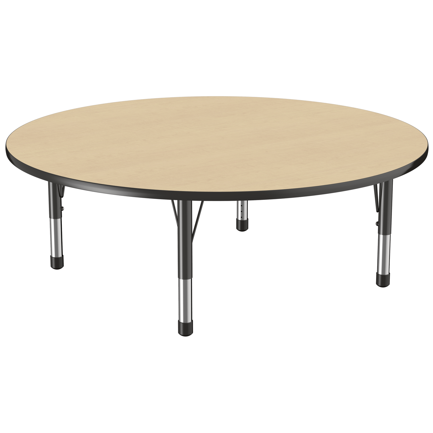 FDP 60" Round T - Molding Activity Table with Adjustable Chunky Legs (FDP - 10049 - XX) - SchoolOutlet
