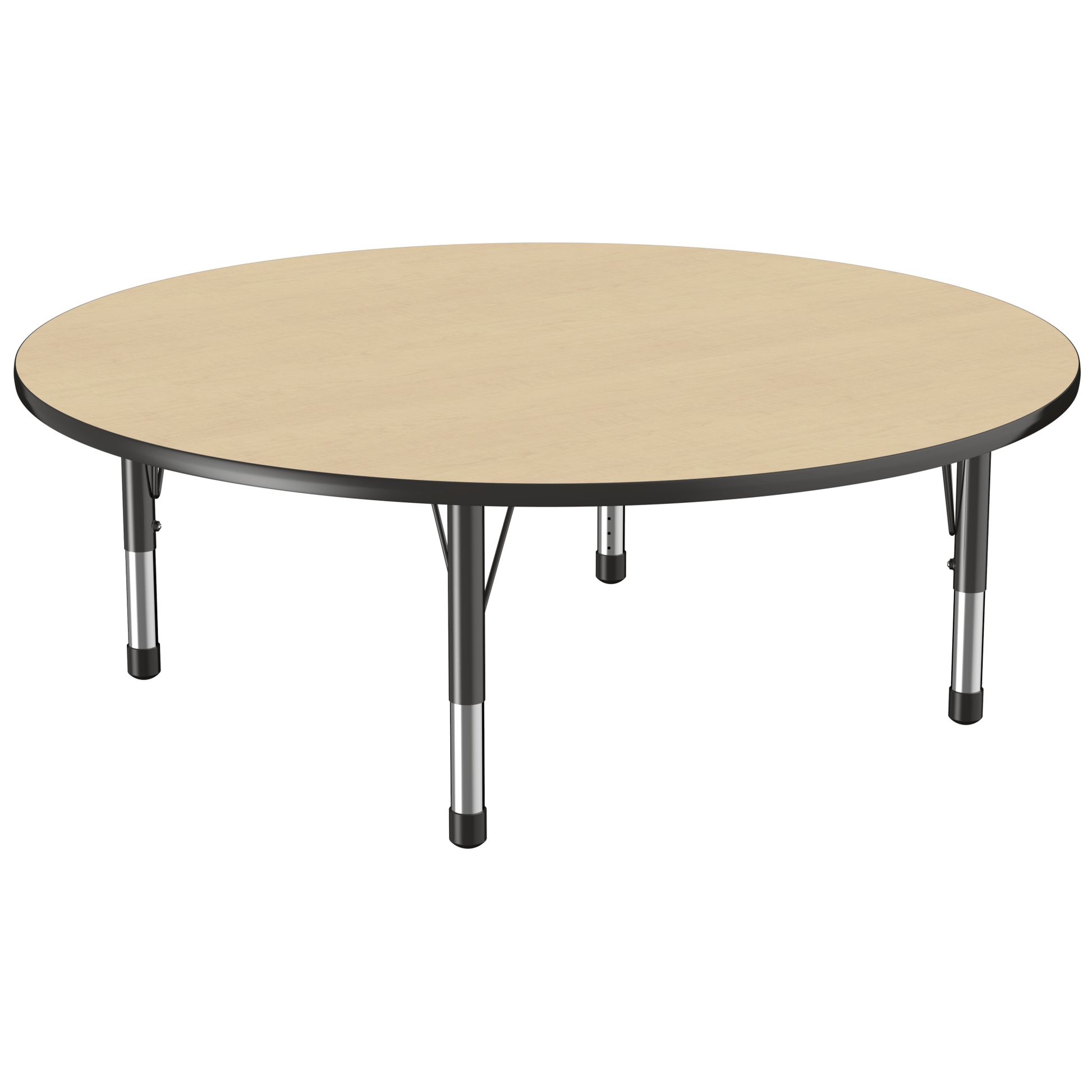 FDP 60" Round T - Molding Activity Table with Adjustable Chunky Legs (FDP - 10049 - XX) - SchoolOutlet