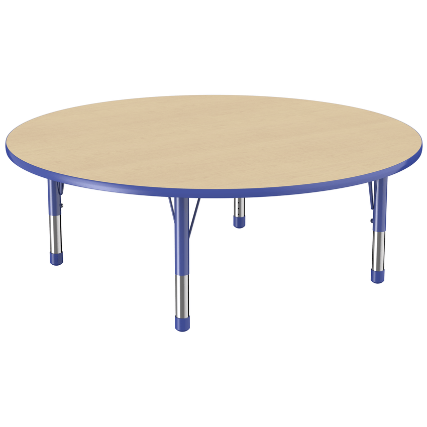 FDP 60" Round T - Molding Activity Table with Adjustable Chunky Legs (FDP - 10049 - XX) - SchoolOutlet