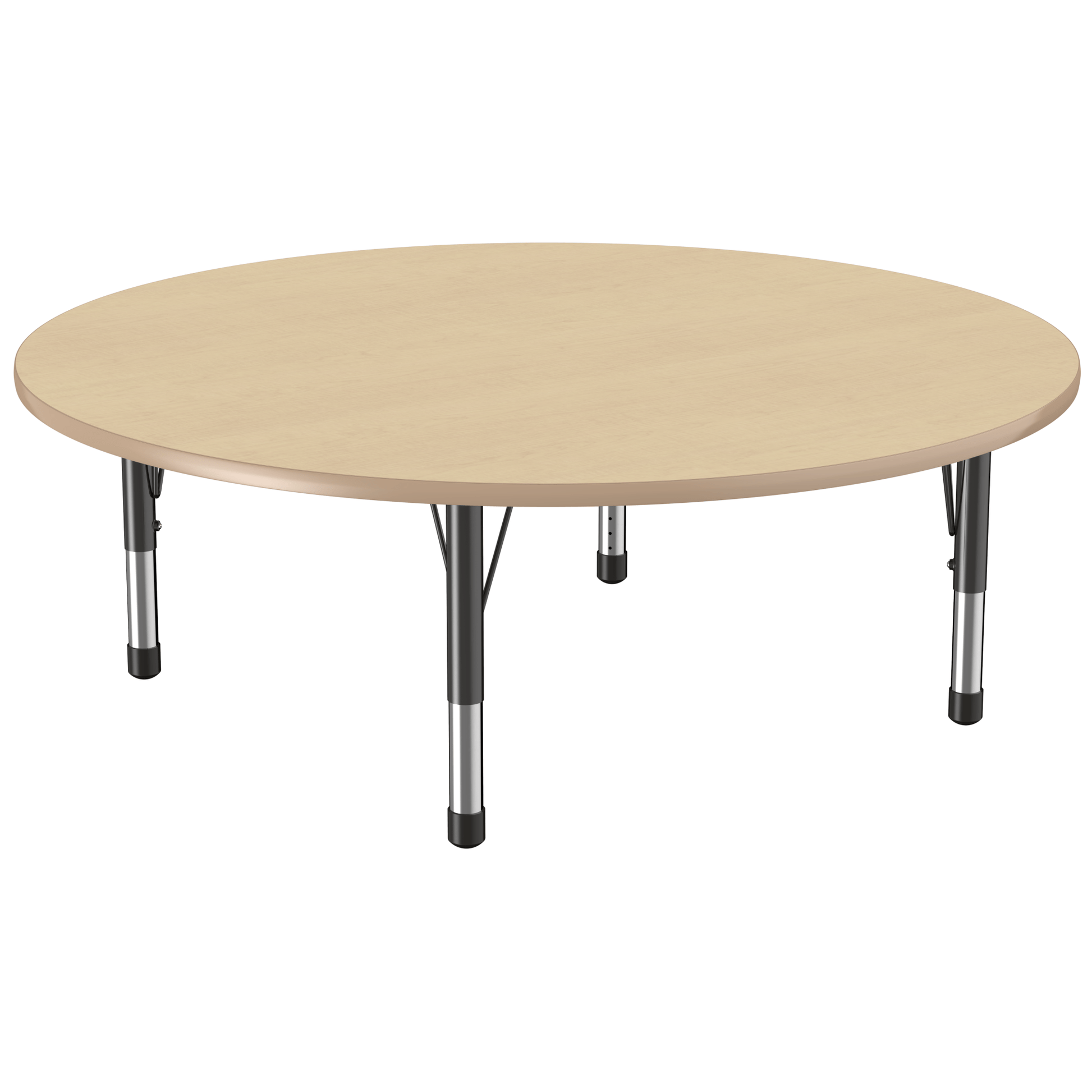 FDP 60" Round T - Molding Activity Table with Adjustable Chunky Legs (FDP - 10049 - XX) - SchoolOutlet