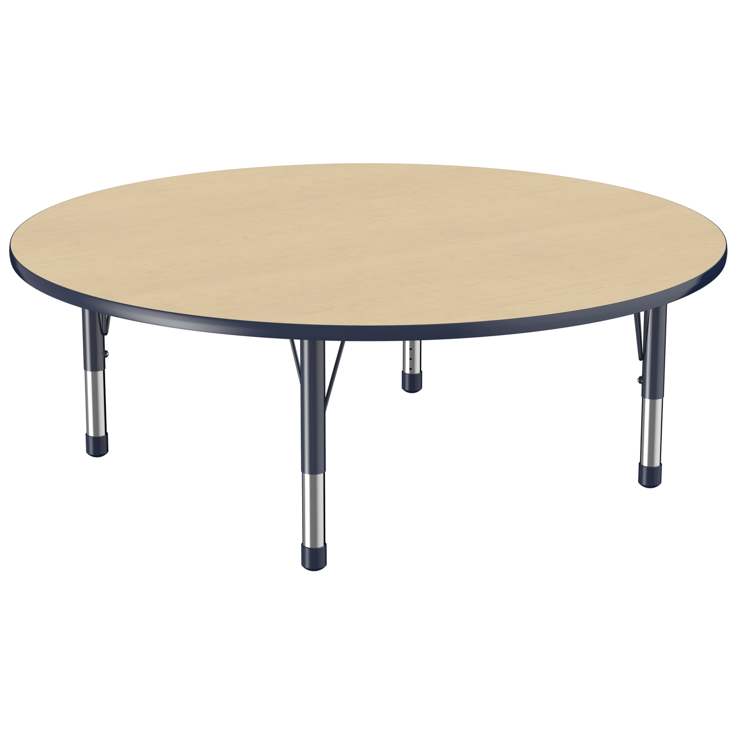 FDP 60" Round T - Molding Activity Table with Adjustable Chunky Legs (FDP - 10049 - XX) - SchoolOutlet
