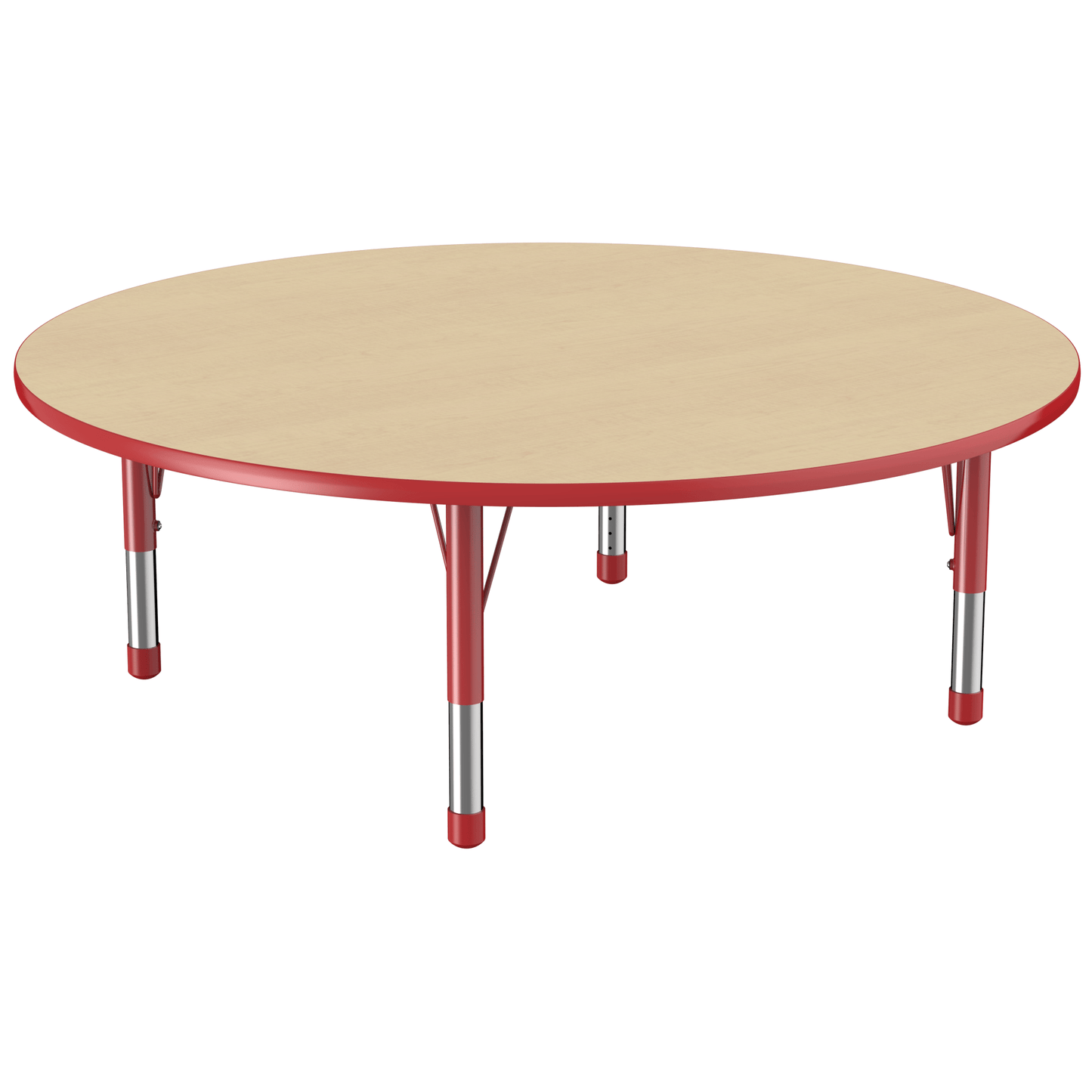 FDP 60" Round T - Molding Activity Table with Adjustable Chunky Legs (FDP - 10049 - XX) - SchoolOutlet