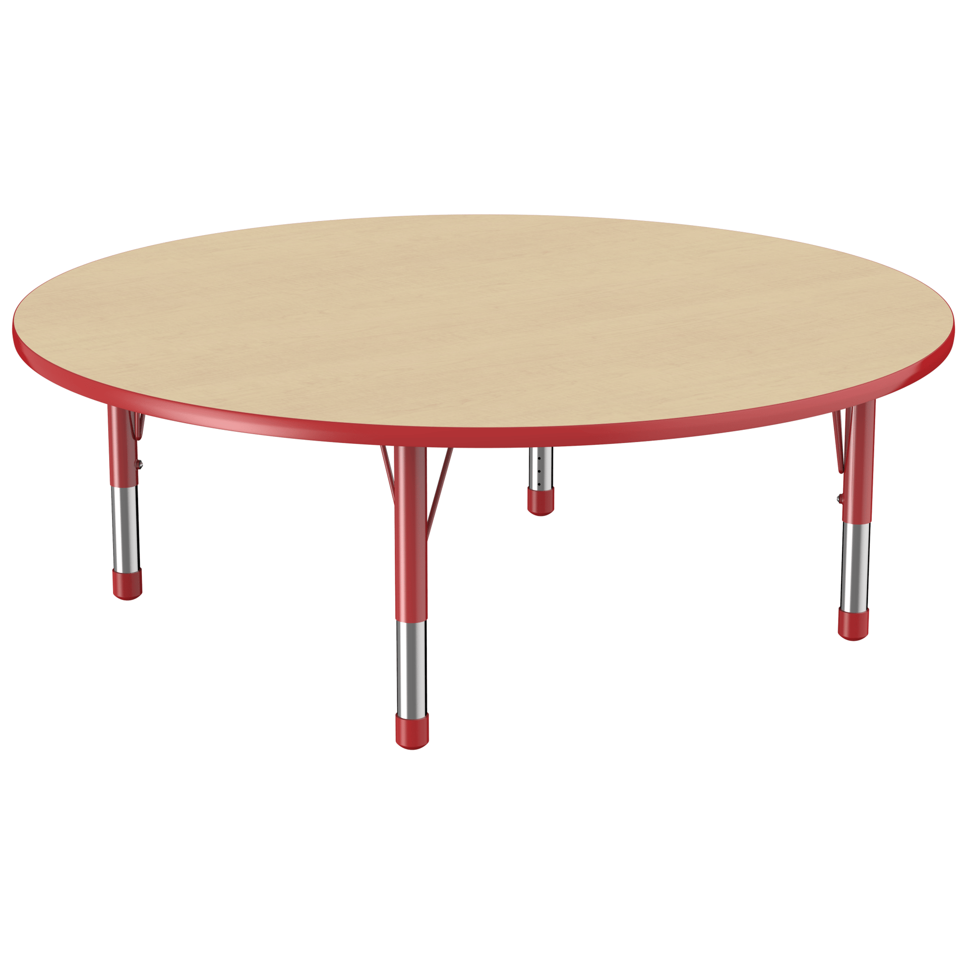 FDP 60" Round T - Molding Activity Table with Adjustable Chunky Legs (FDP - 10049 - XX) - SchoolOutlet