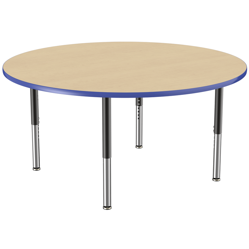 FDP 60" Round T - Molding Activity Table with Adjustable Super Legs (FDP - 10050 - XX) - SchoolOutlet