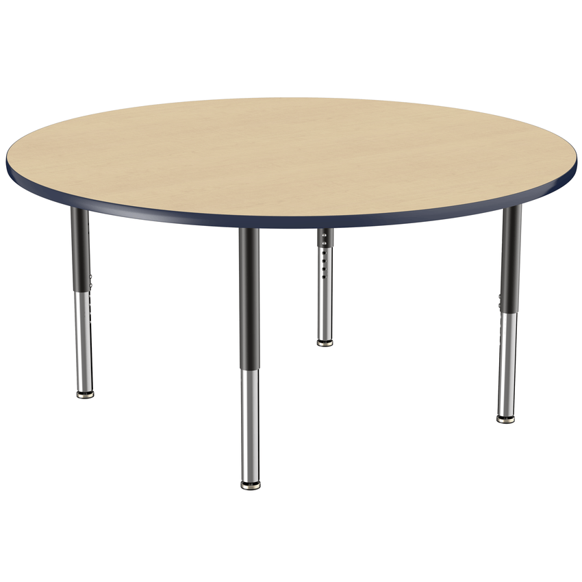 FDP 60" Round T - Molding Activity Table with Adjustable Super Legs (FDP - 10050 - XX) - SchoolOutlet