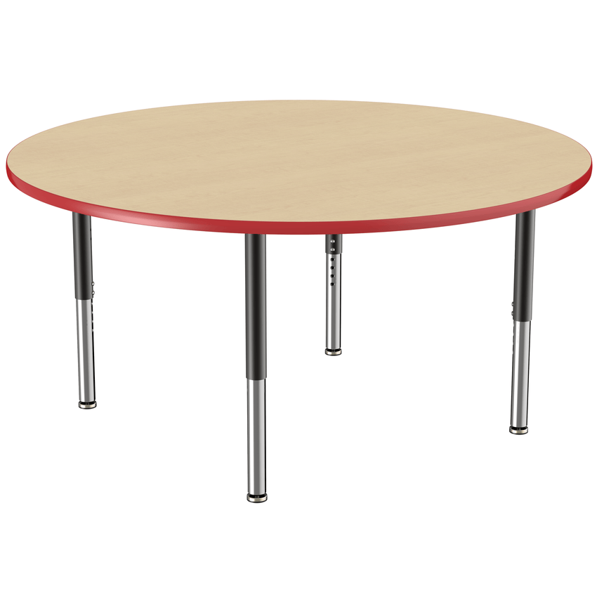 FDP 60" Round T - Molding Activity Table with Adjustable Super Legs (FDP - 10050 - XX) - SchoolOutlet