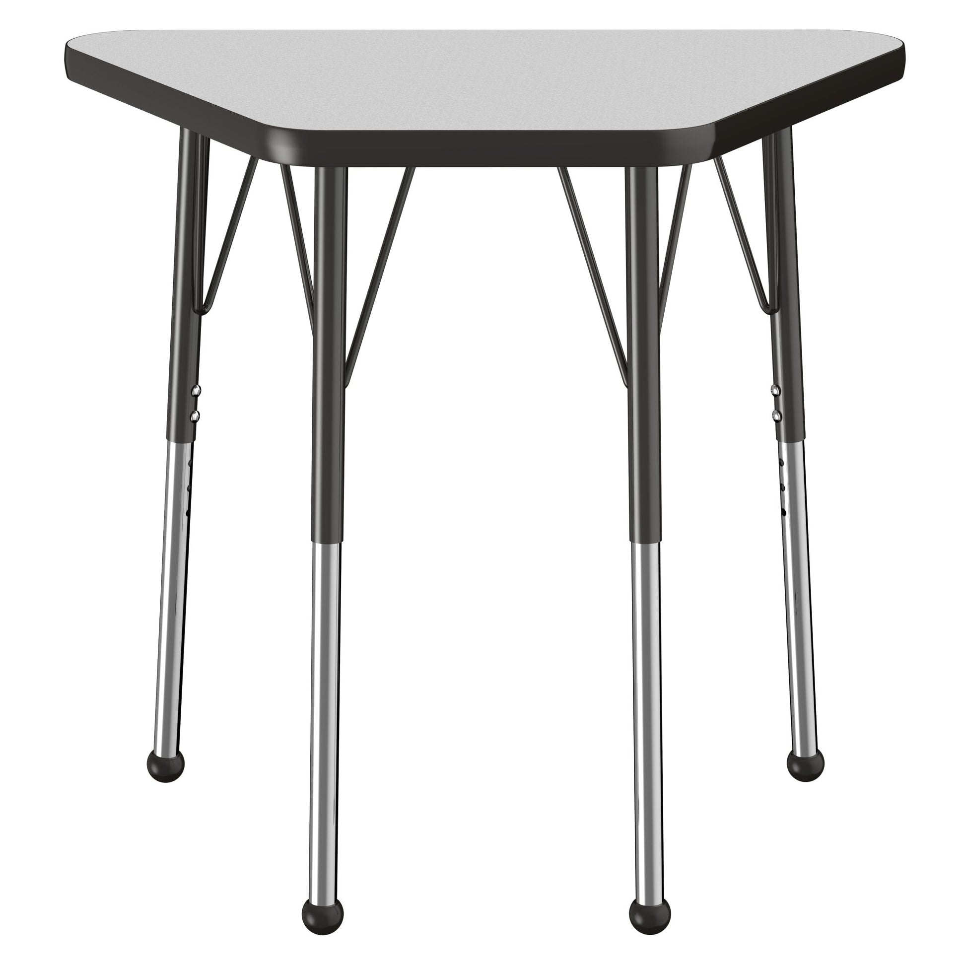 FDP 18" x 30" Trapezoid T - Molding Activity Table with Adjustable Standard Ball Glide Legs (FDP - 10064 - XX) - SchoolOutlet