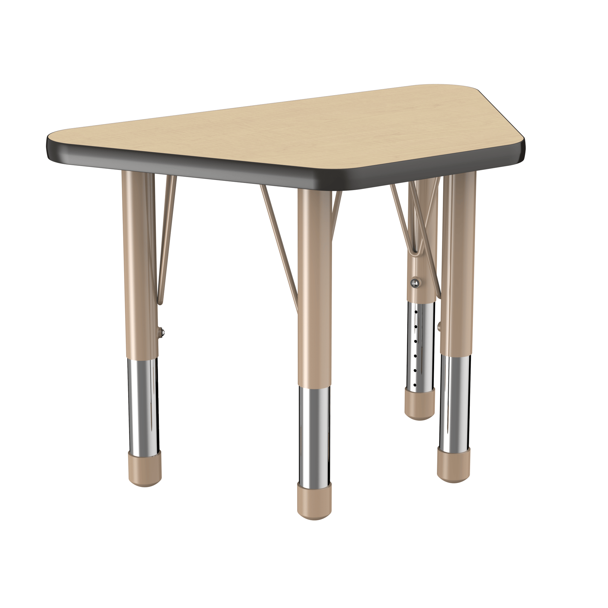 FDP 18" x 30" Trapezoid T - Molding Activity Table with Adjustable Chunky Legs (FDP - 10065 - XX) - SchoolOutlet