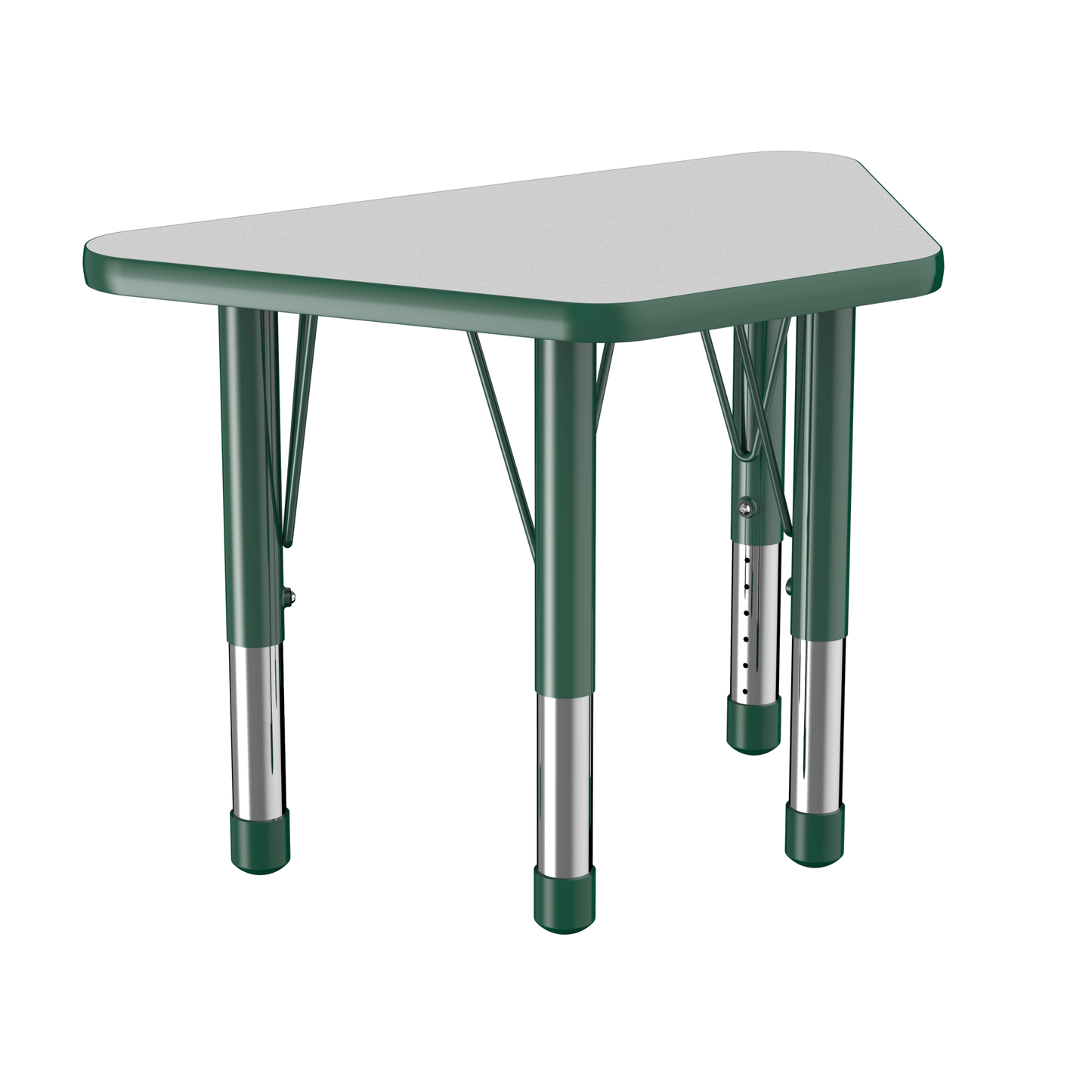 FDP 18" x 30" Trapezoid T - Molding Activity Table with Adjustable Chunky Legs (FDP - 10065 - XX) - SchoolOutlet