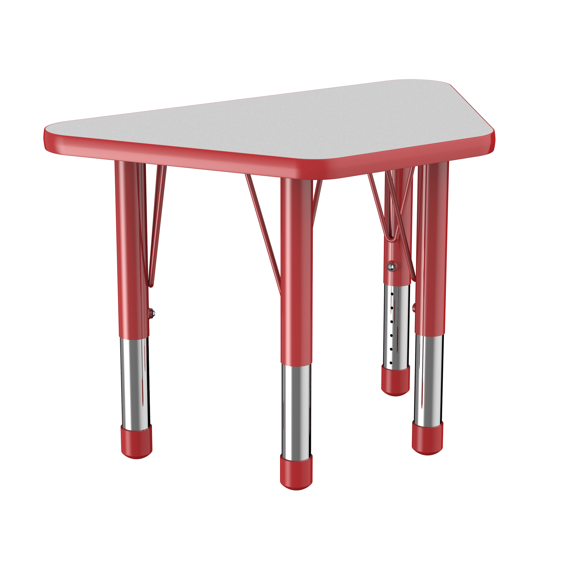 FDP 18" x 30" Trapezoid T - Molding Activity Table with Adjustable Chunky Legs (FDP - 10065 - XX) - SchoolOutlet