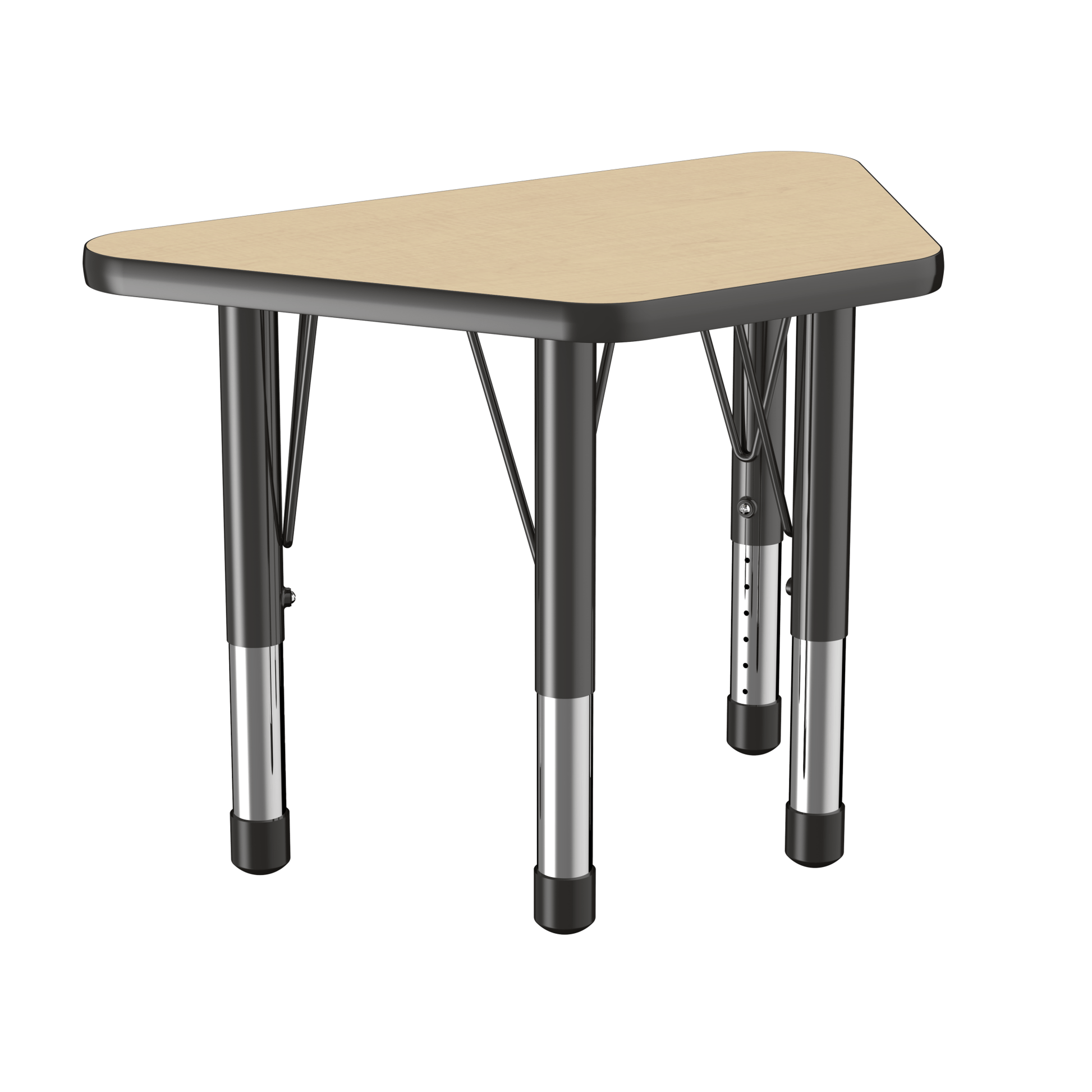 FDP 18" x 30" Trapezoid T - Molding Activity Table with Adjustable Chunky Legs (FDP - 10065 - XX) - SchoolOutlet