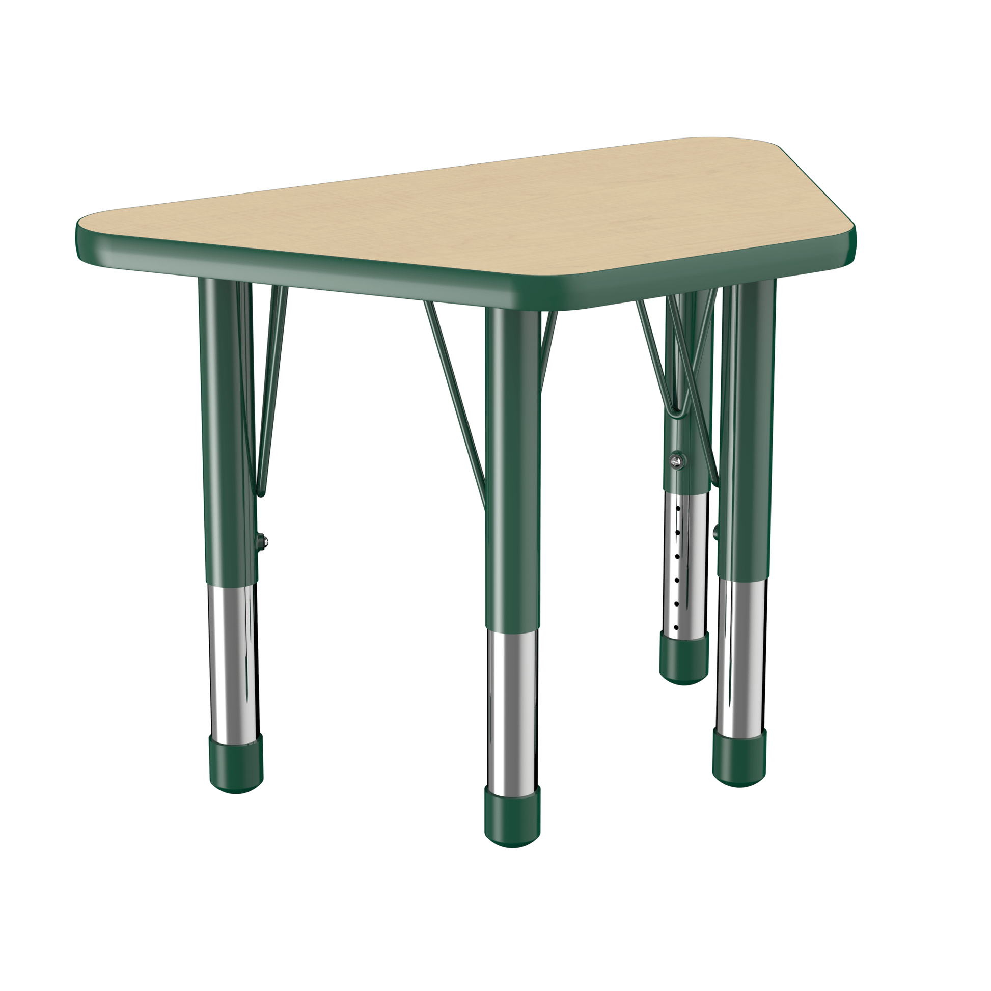 FDP 18" x 30" Trapezoid T - Molding Activity Table with Adjustable Chunky Legs (FDP - 10065 - XX) - SchoolOutlet