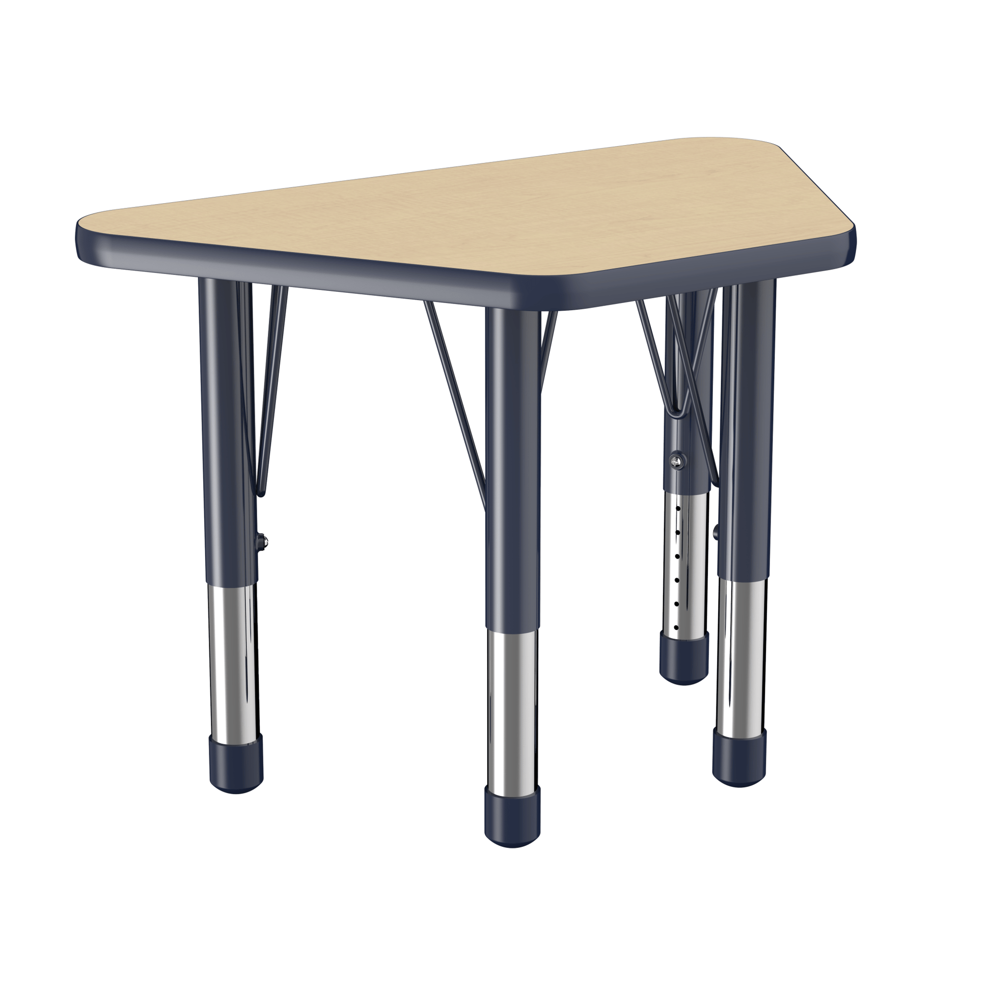 FDP 18" x 30" Trapezoid T - Molding Activity Table with Adjustable Chunky Legs (FDP - 10065 - XX) - SchoolOutlet