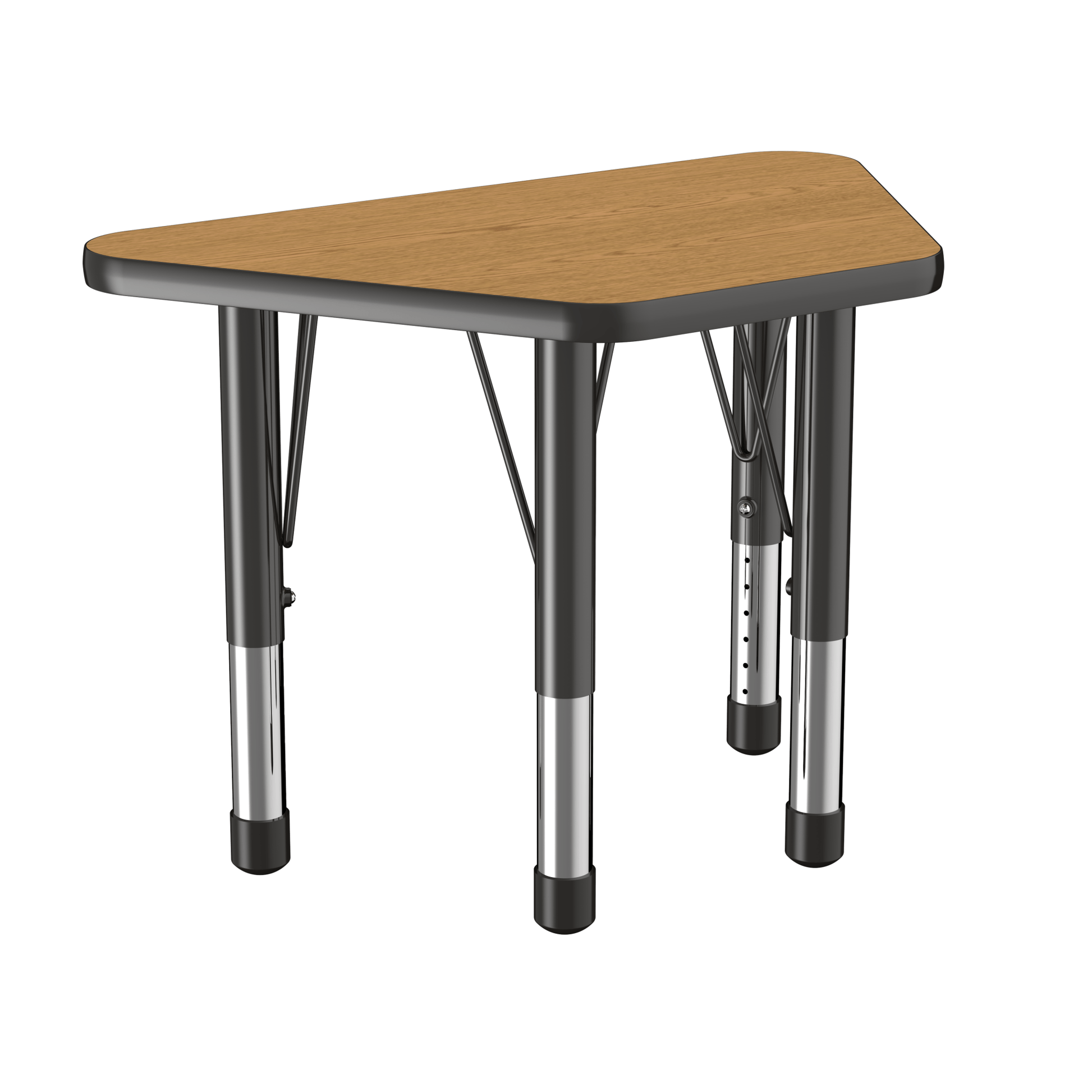 FDP 18" x 30" Trapezoid T - Molding Activity Table with Adjustable Chunky Legs (FDP - 10065 - XX) - SchoolOutlet