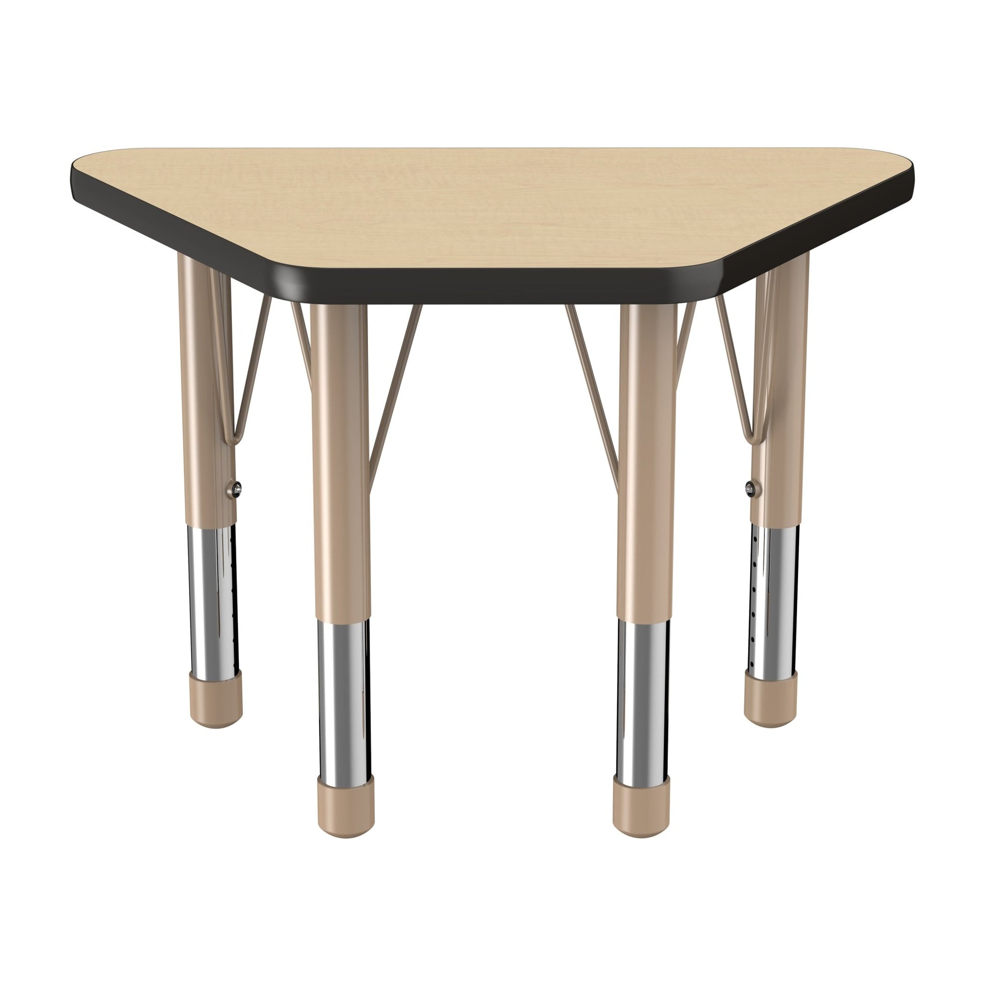 FDP 18" x 30" Trapezoid T - Molding Activity Table with Adjustable Chunky Legs (FDP - 10065 - XX) - SchoolOutlet